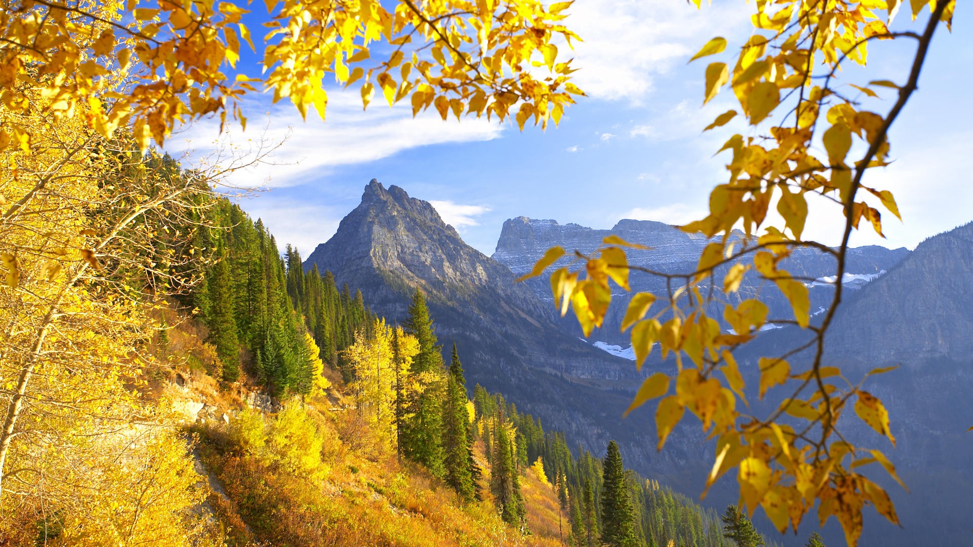 montana mountain autumn