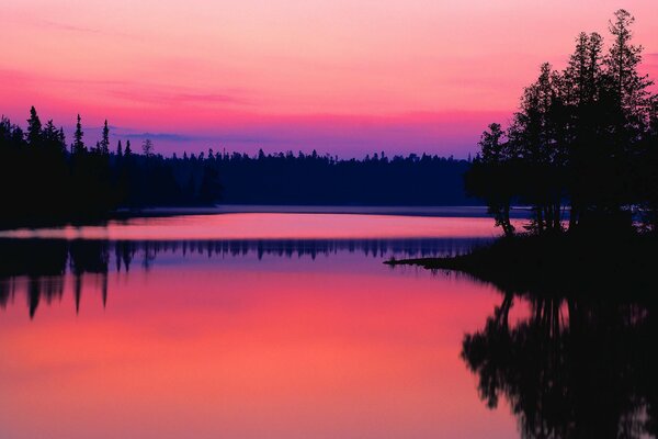 A wildly beautiful sunrise in Canadian Ontario