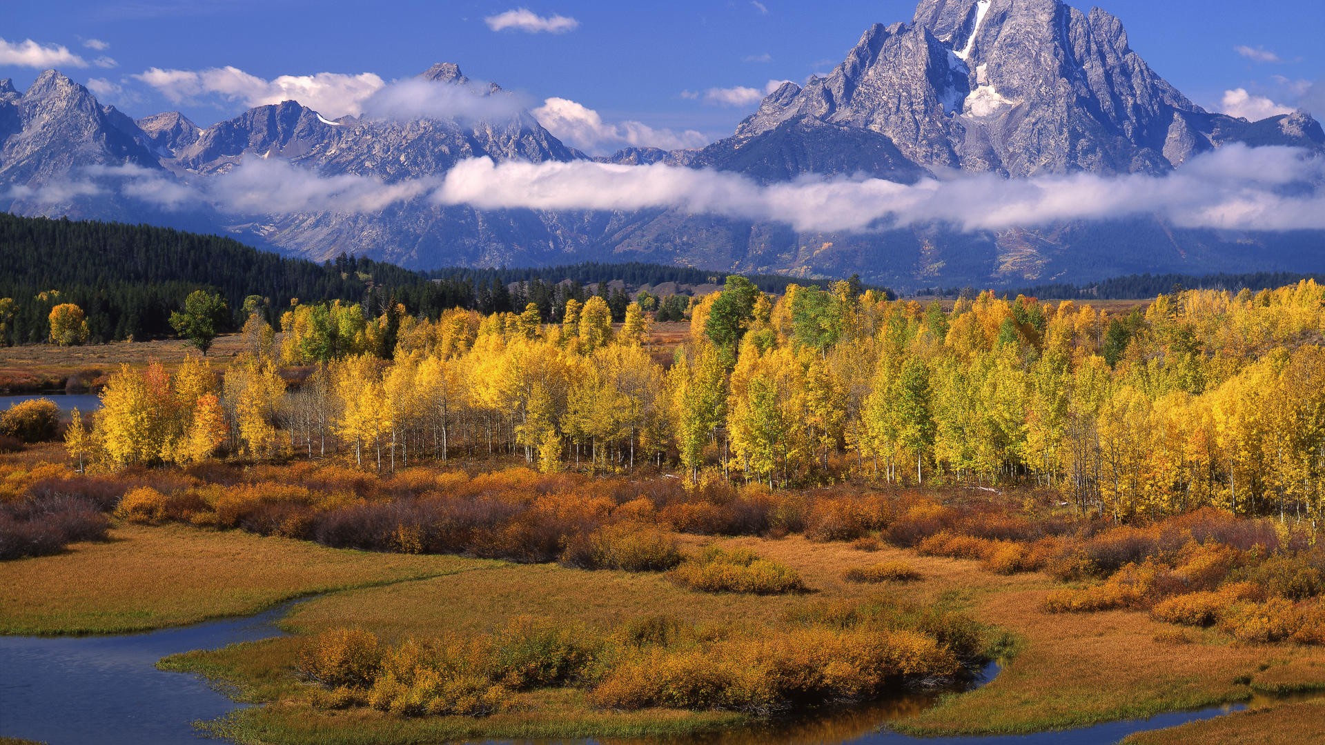 wyoming montañas otoño