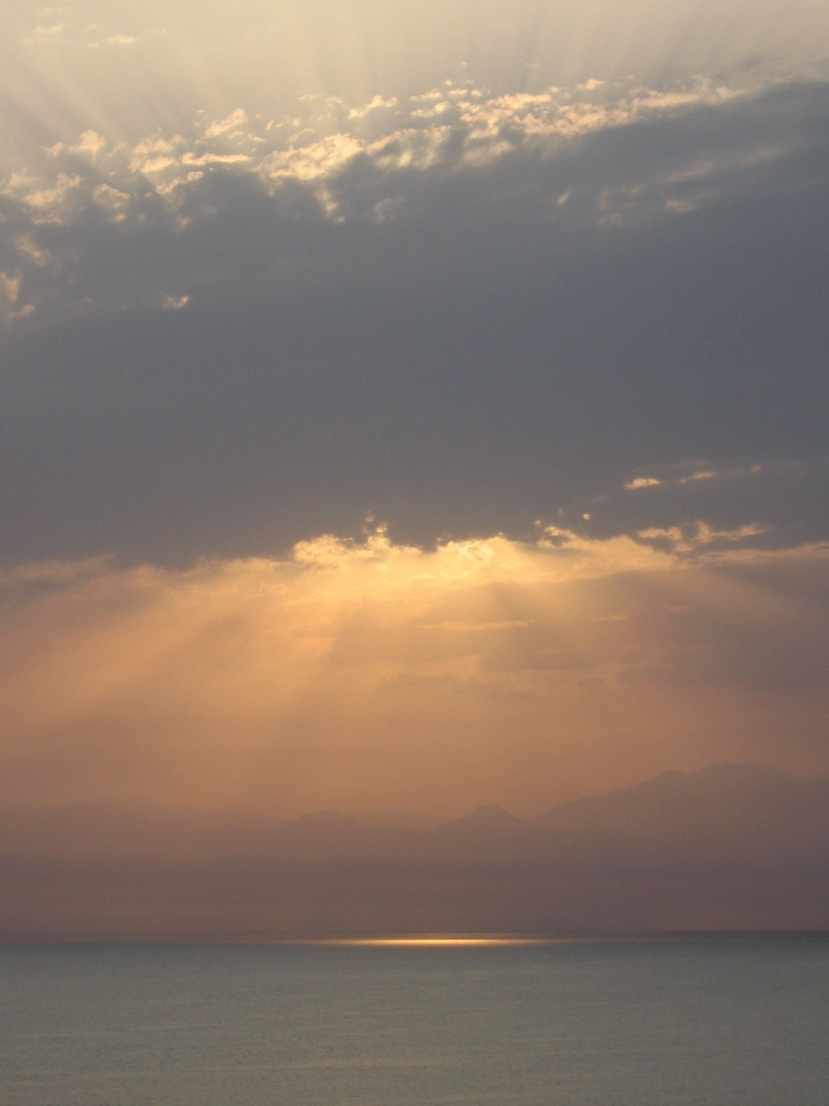 puesta de sol nubes nubes