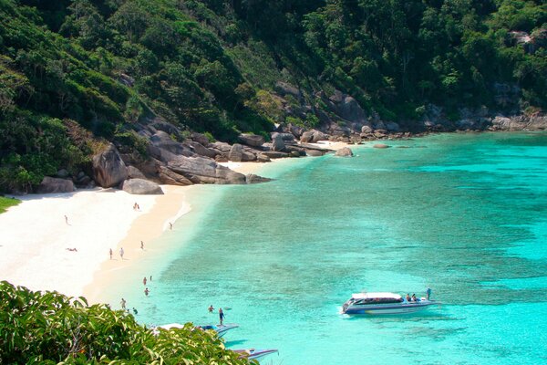 Azure sea thailand white sand