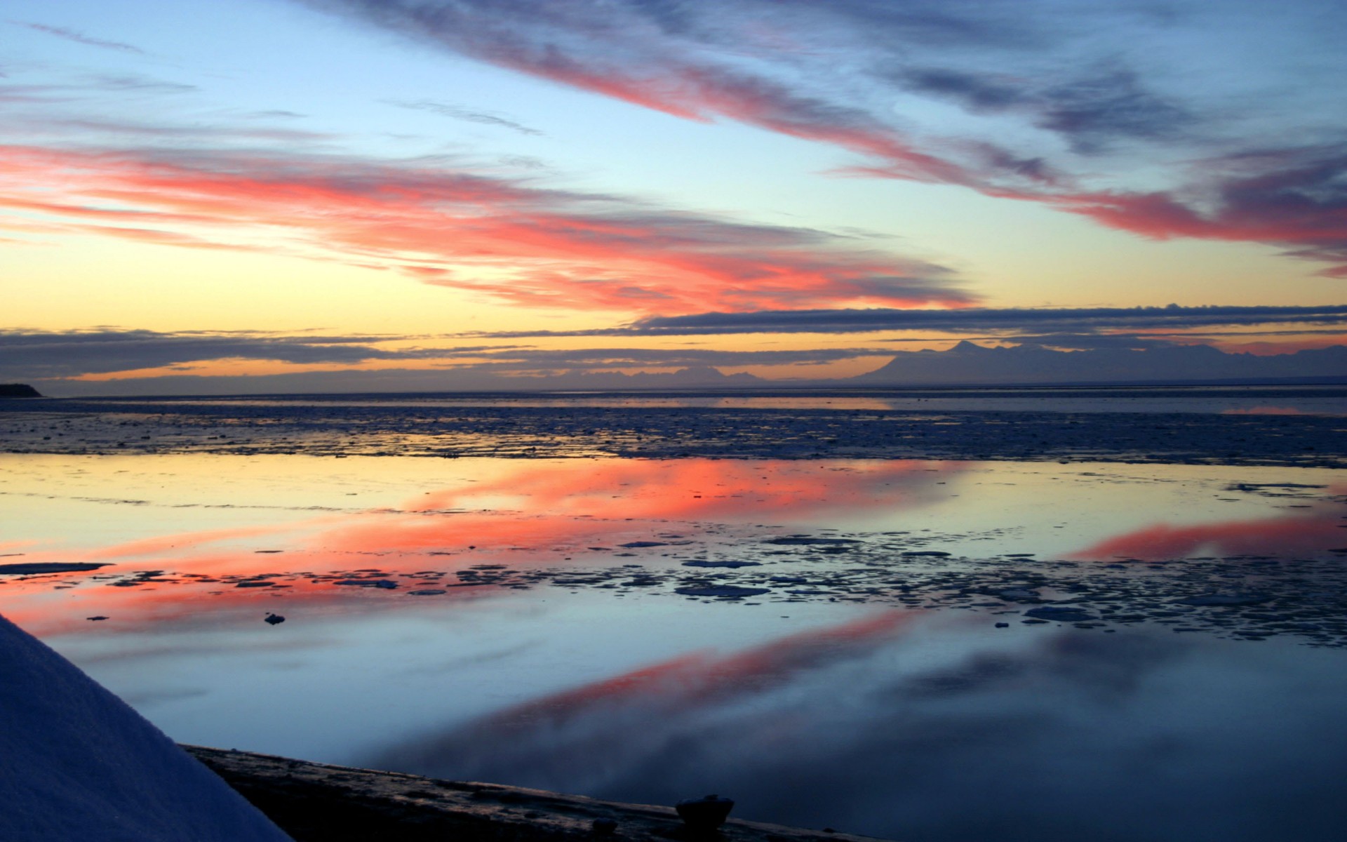 mer coucher de soleil côte