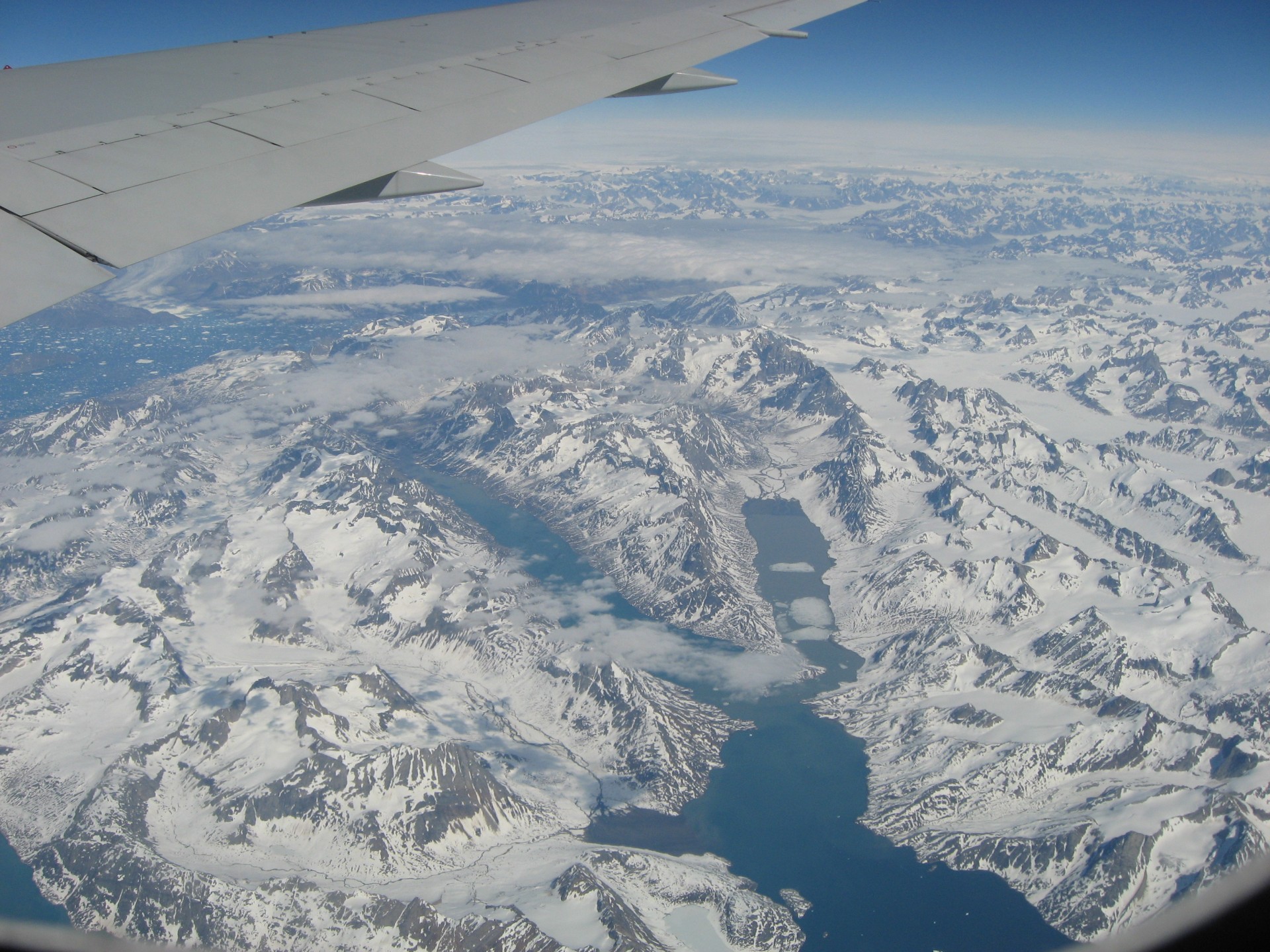 greenland mountain sky