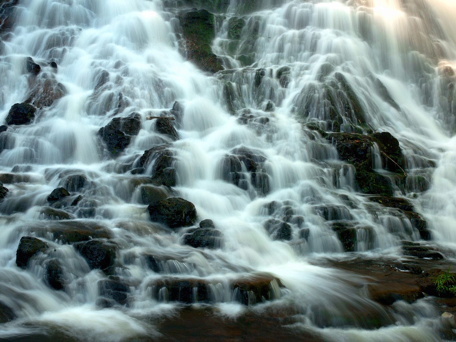 water waterfall stones stage feed