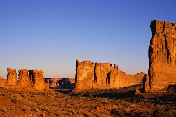 Die Größe der Arizona Mountains in den USA