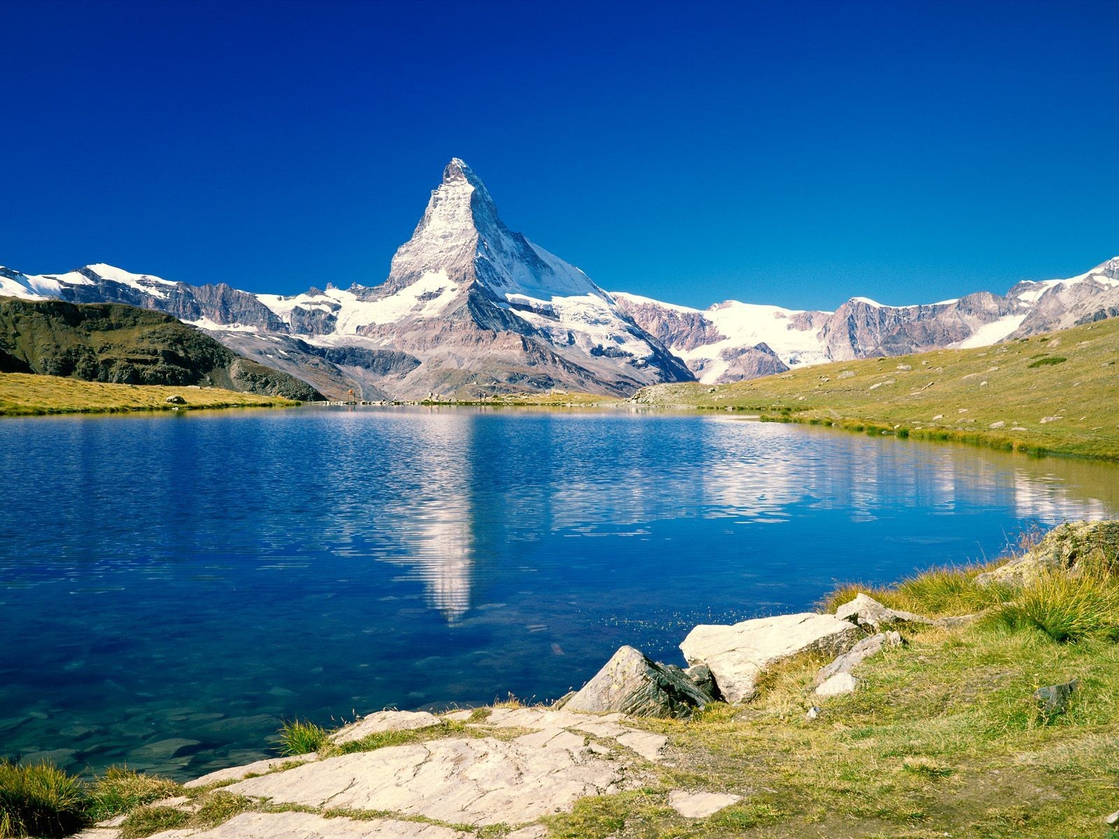 matterhorn stellisee valais szwajcaria