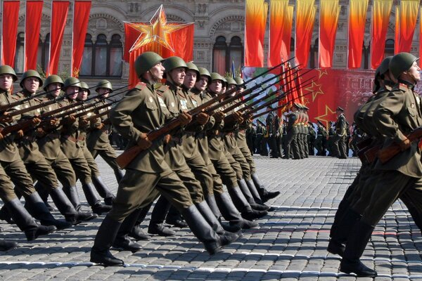 Victory Day parade in honor of May 9