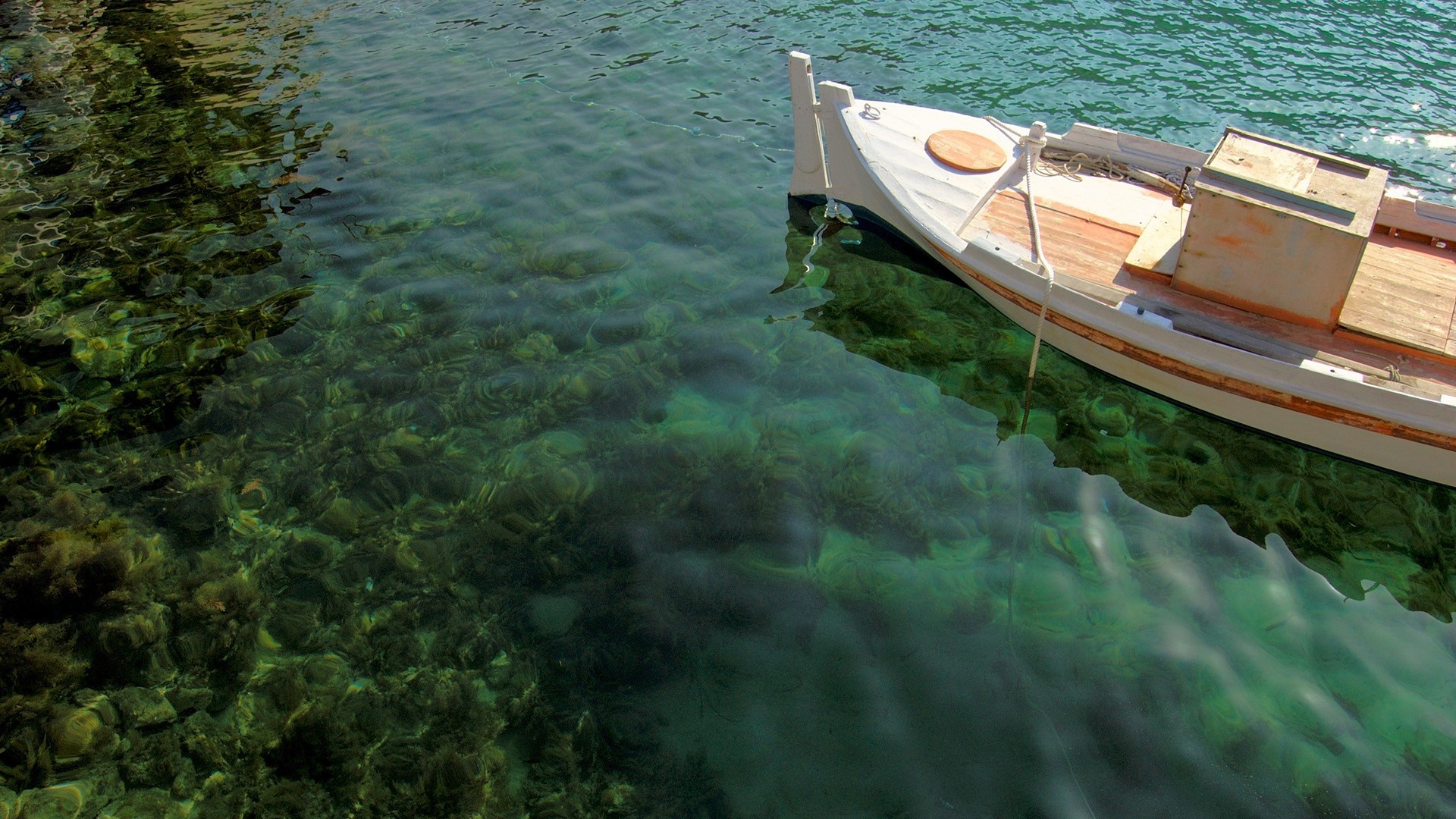 bateau mer fond