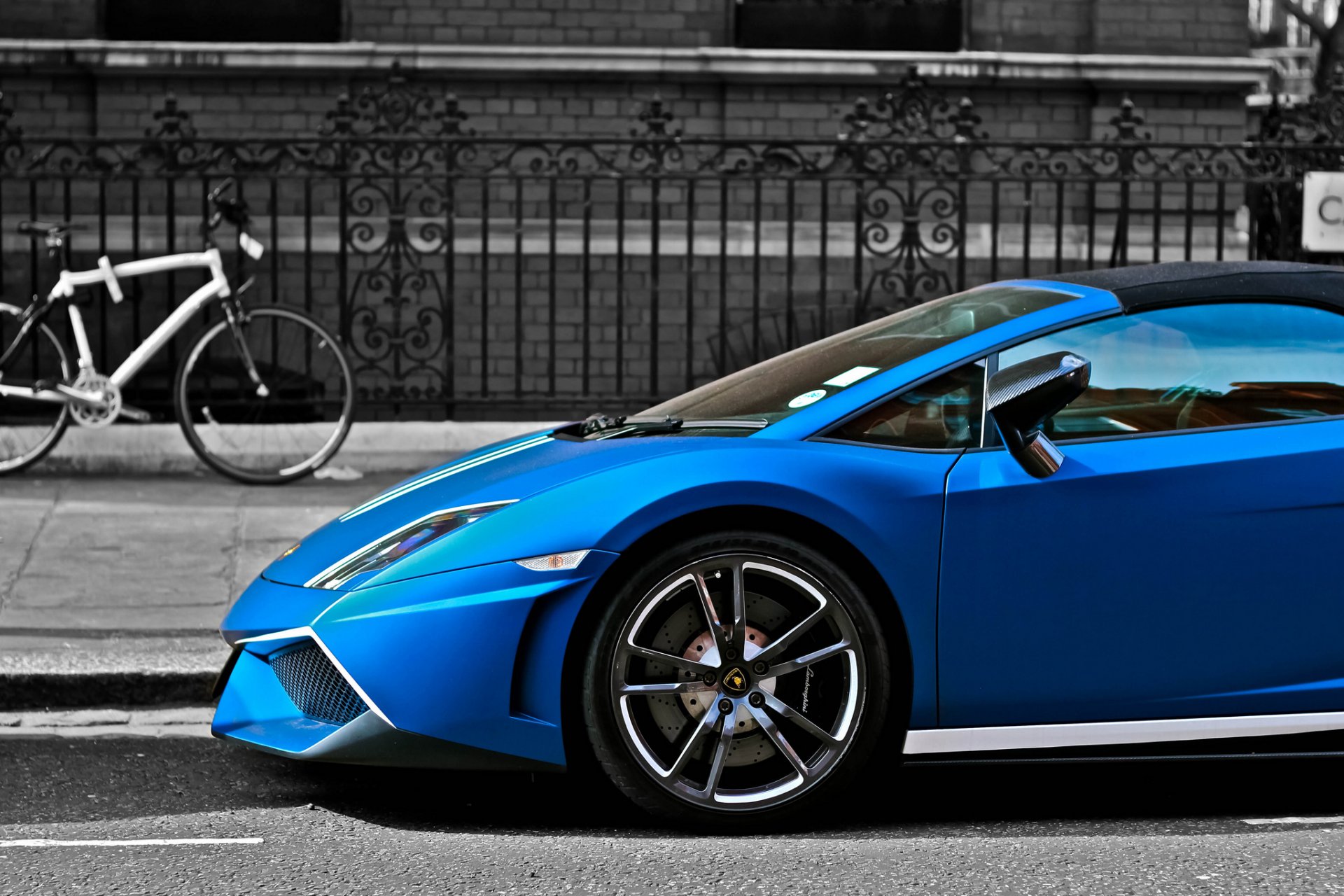 lamborghini gallardo lp570-4 performante opaco blu