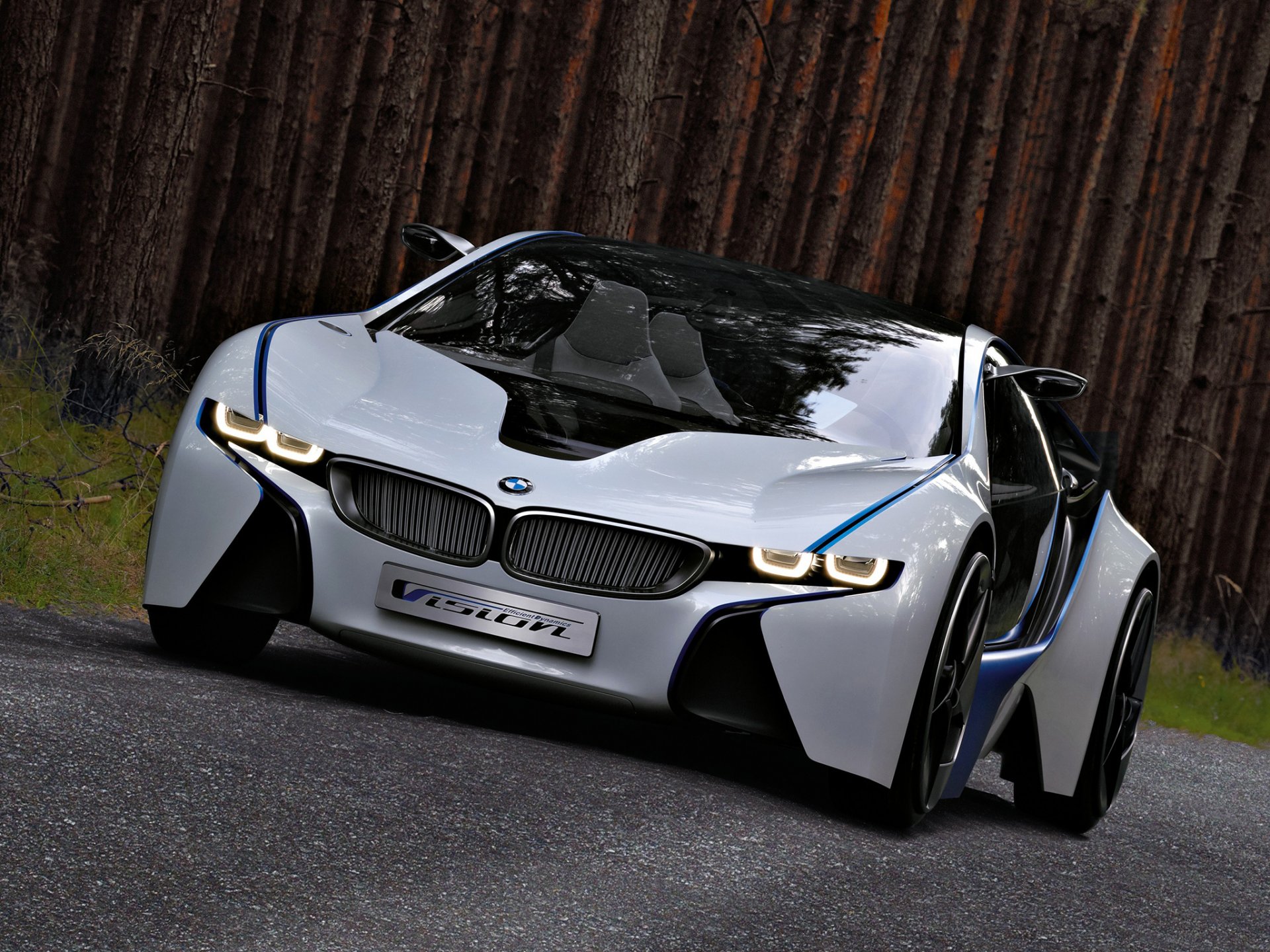 bmw vision efficientdynamics konzept auto bmw konzept front