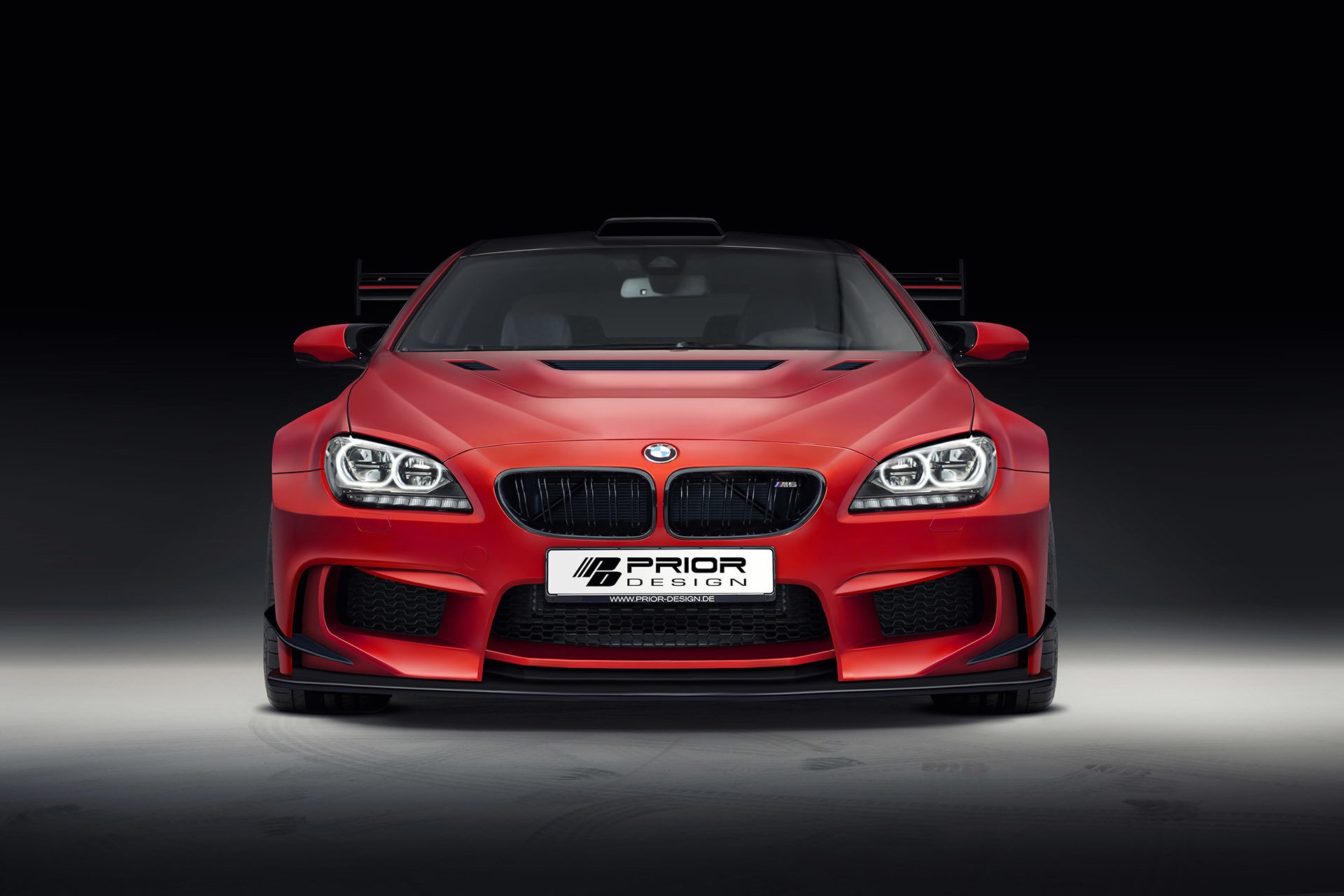 bmw m6 przed designem coupe tuning czerwone