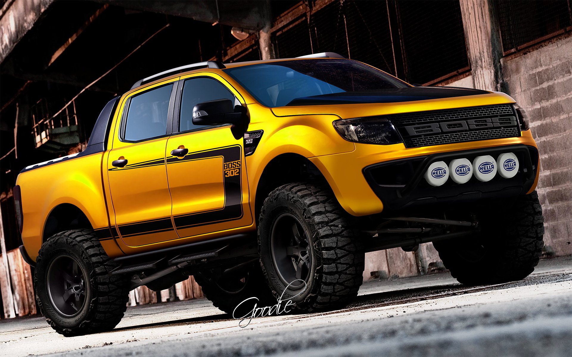 ford boss 302 truck suv virtual tuning car