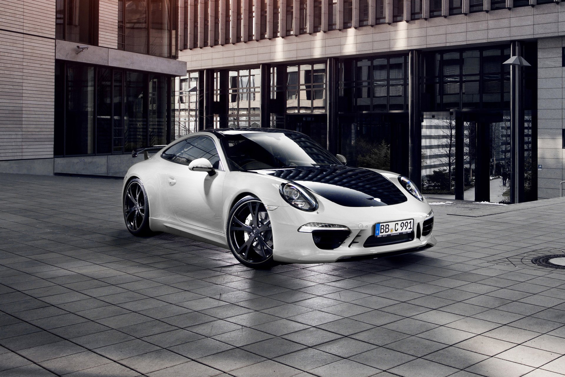 techart porsche 911 carrera 4 tuning front building