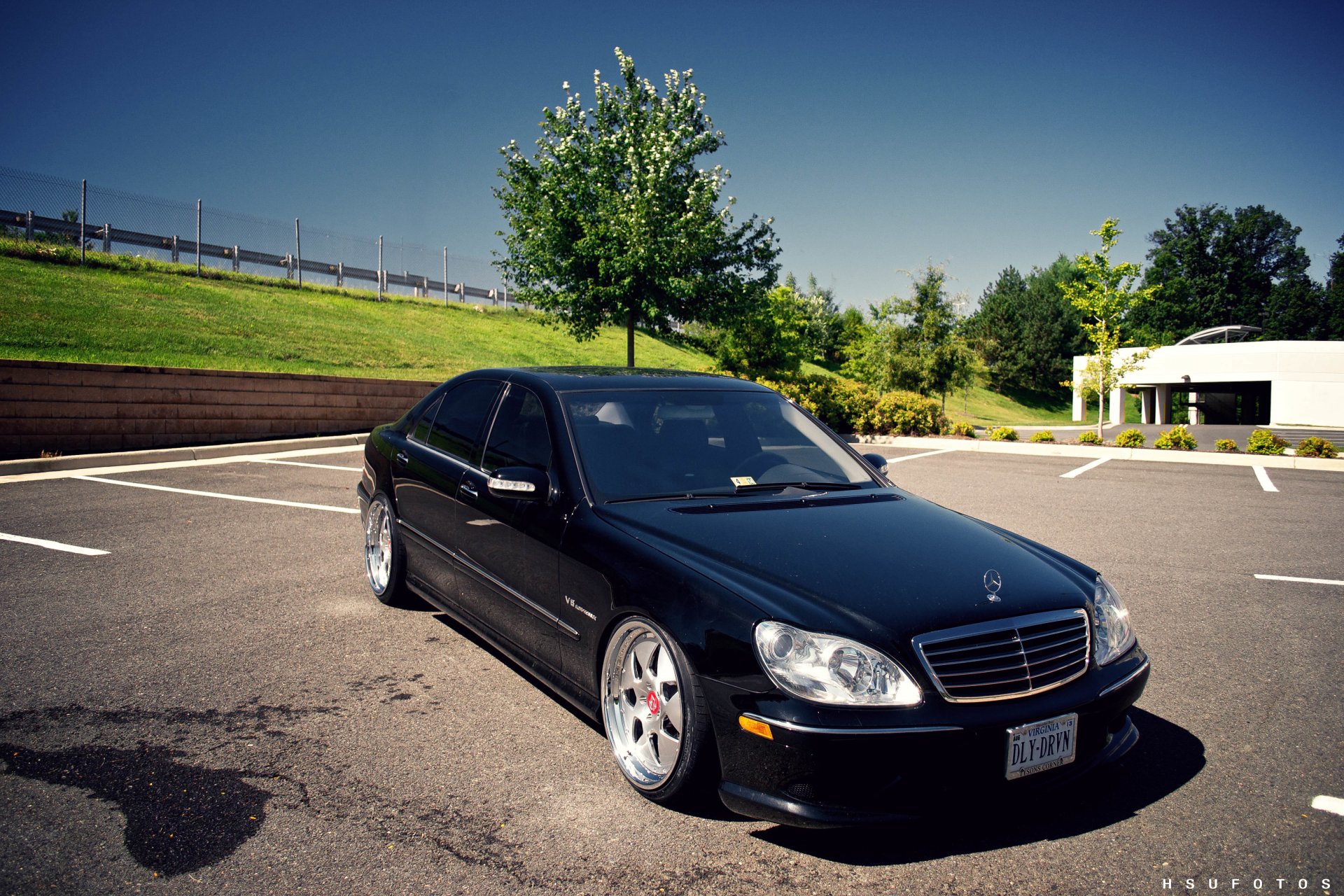 mercedes-benz s55 amg tuning stance mercede