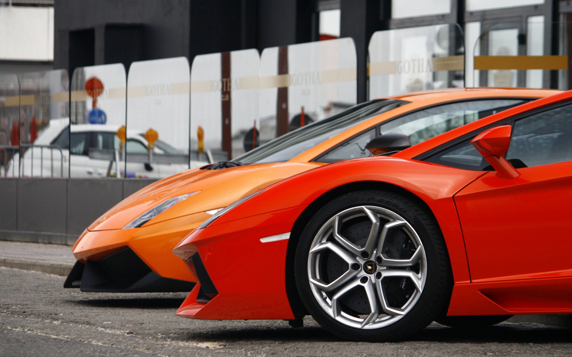 lamborghini aventador gallardo orange red rims mirror lamborghini aventador gayardo red headlights disc wheel