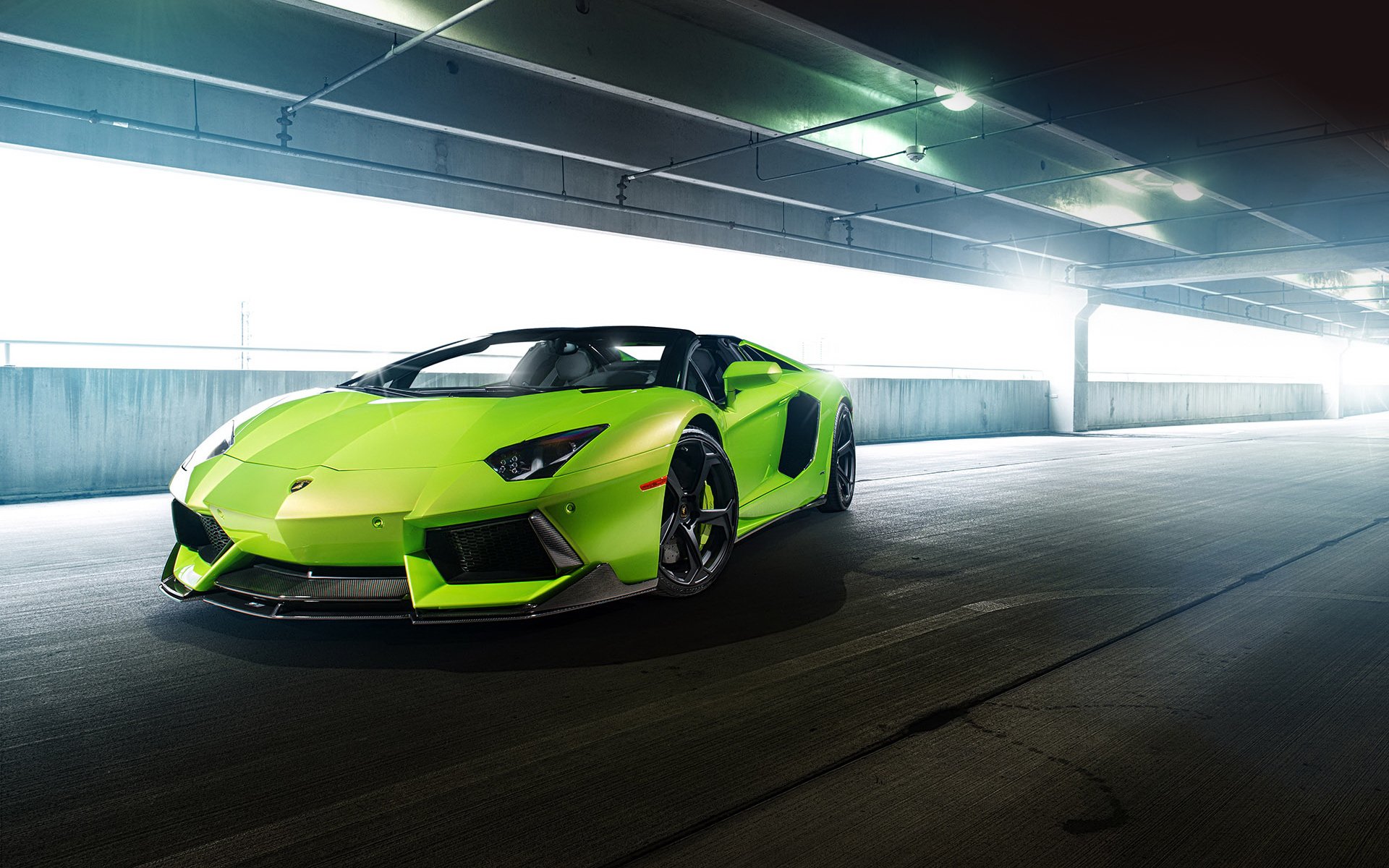 lamborghini aventador lp-740 vorsteiner zielony aventador-v tuning samochód aventador supercar