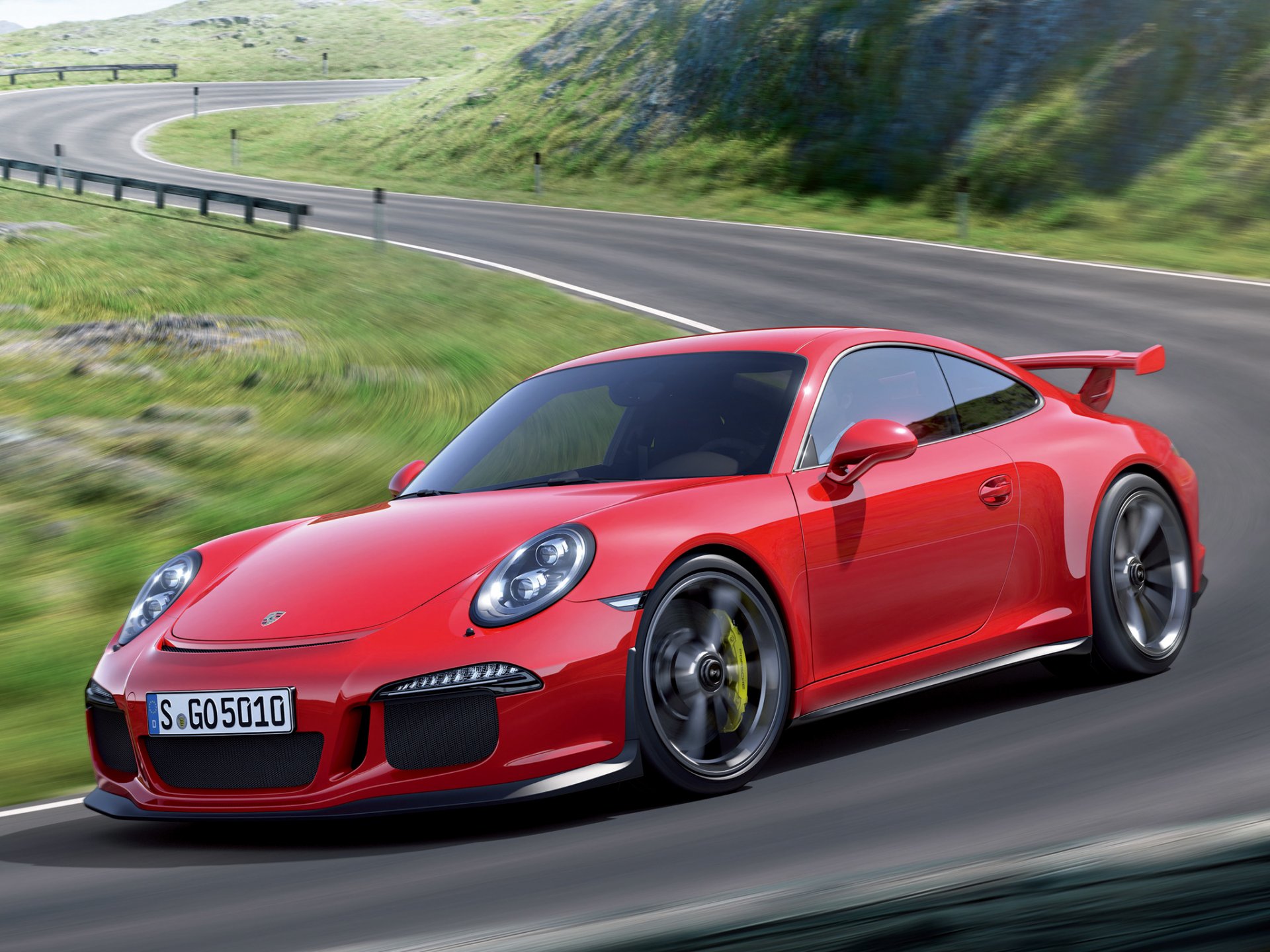 porsche 911 gt3 supercar red