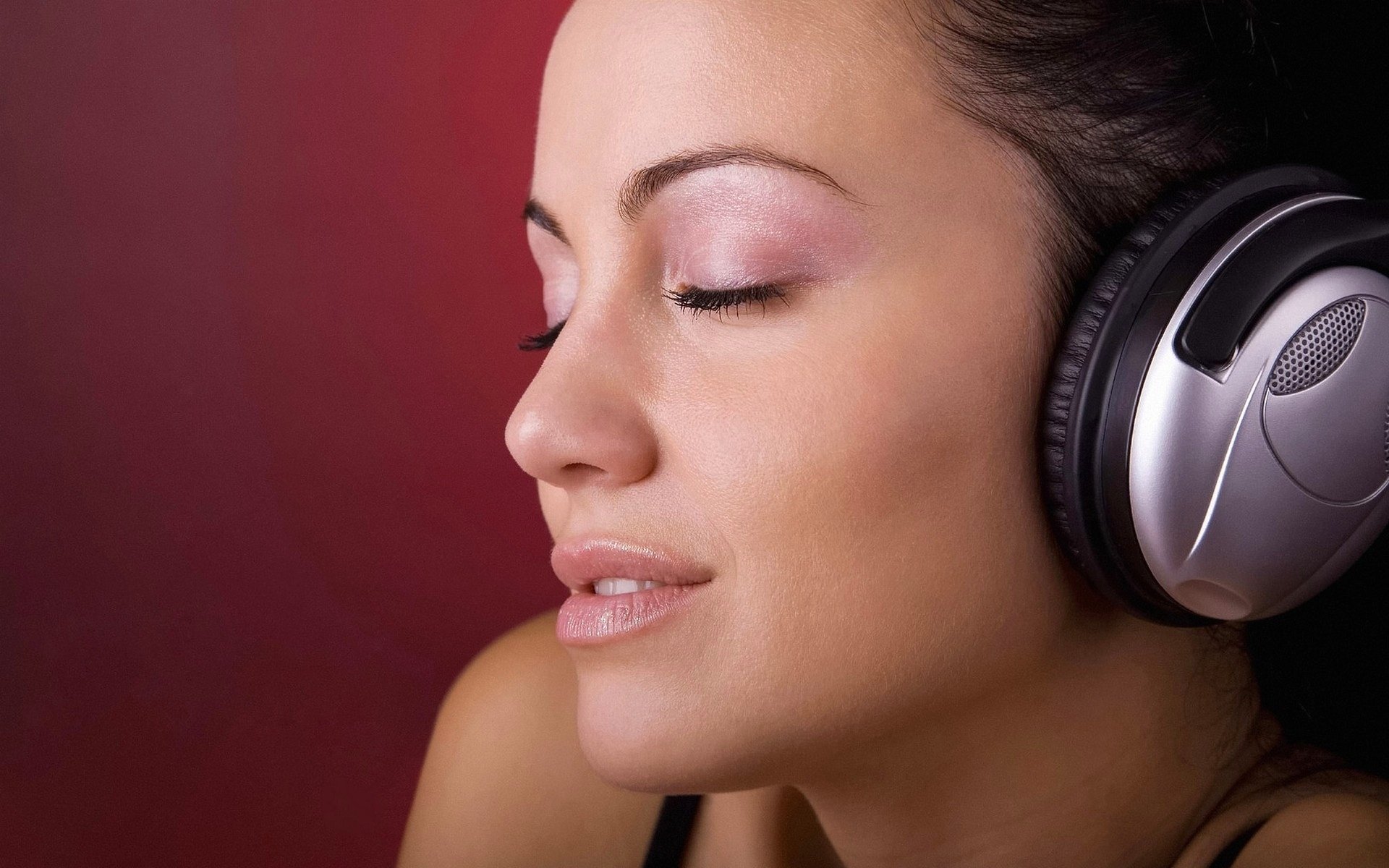 fille lumière casque vie sourire