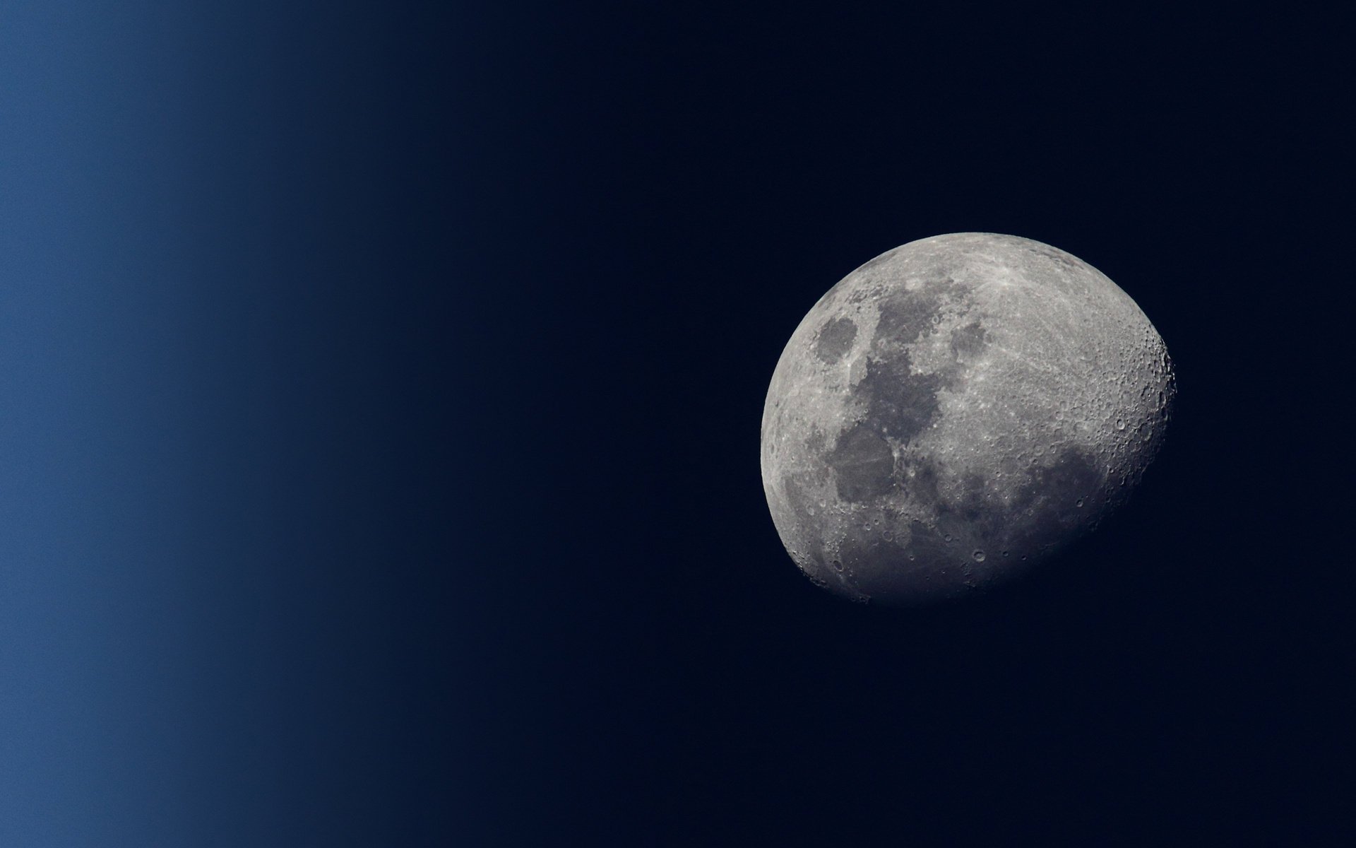 luna cielo mezzaluna notte