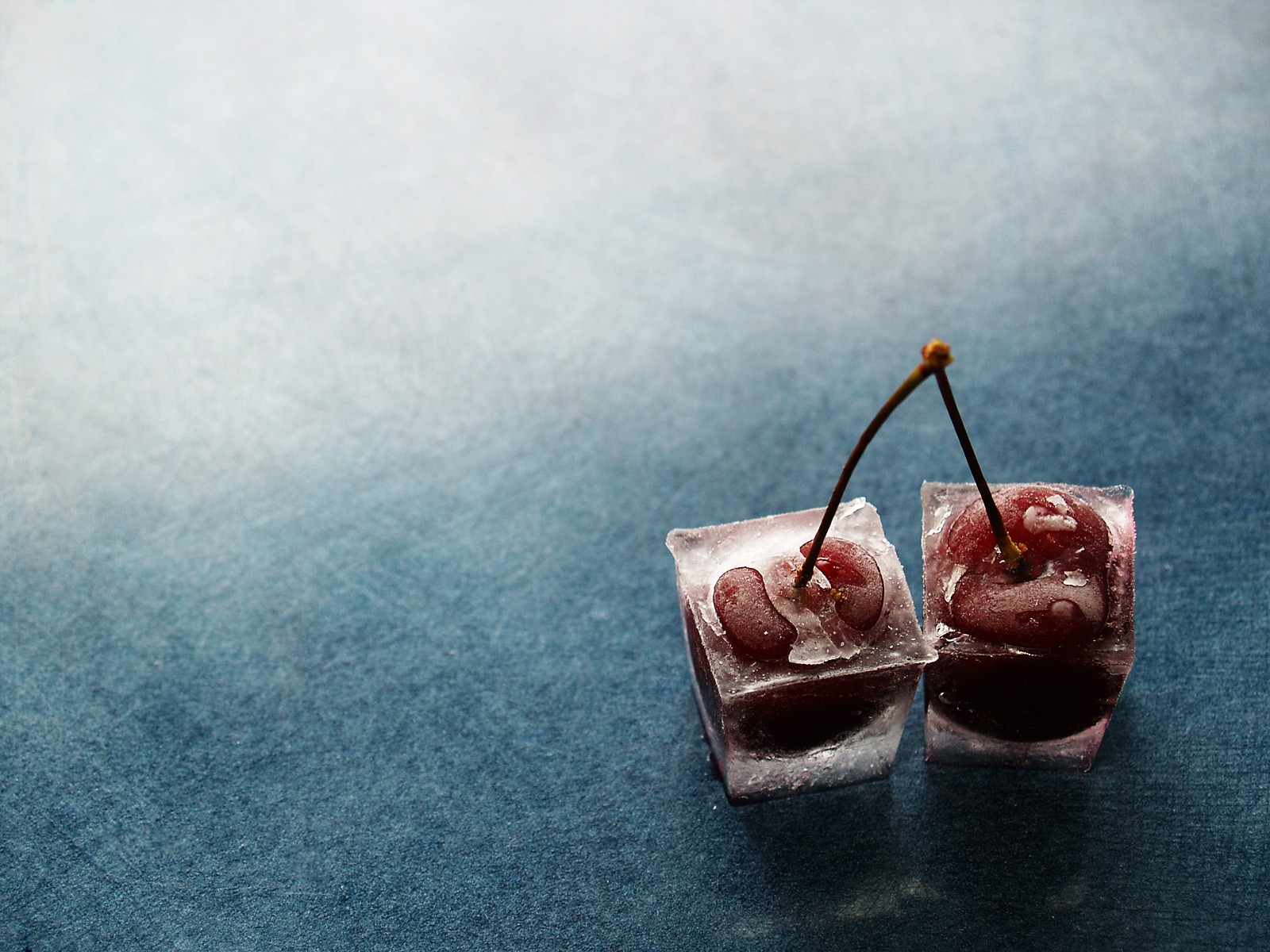 glace cerises nourriture