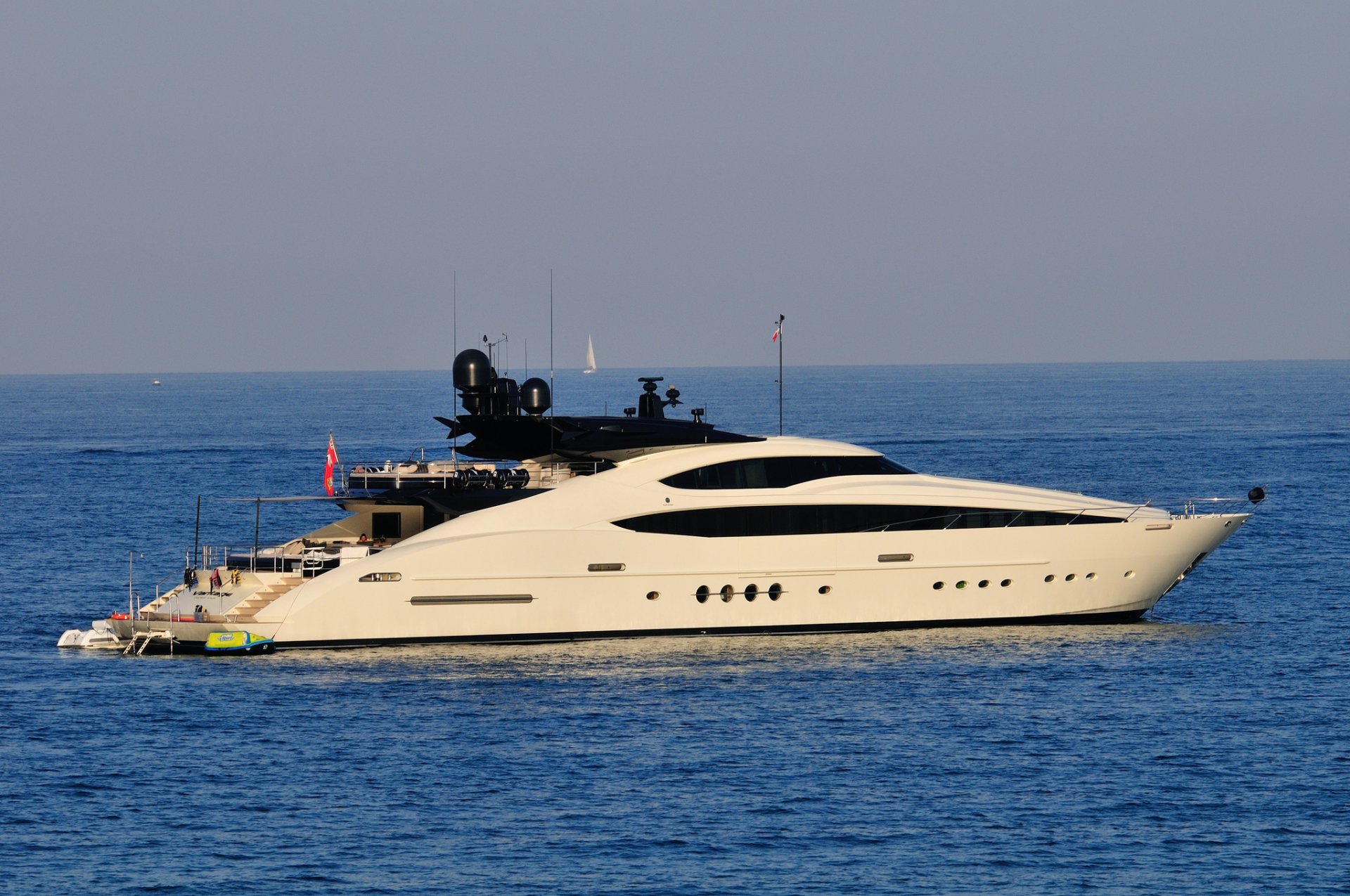 bianco yacht mare oceano