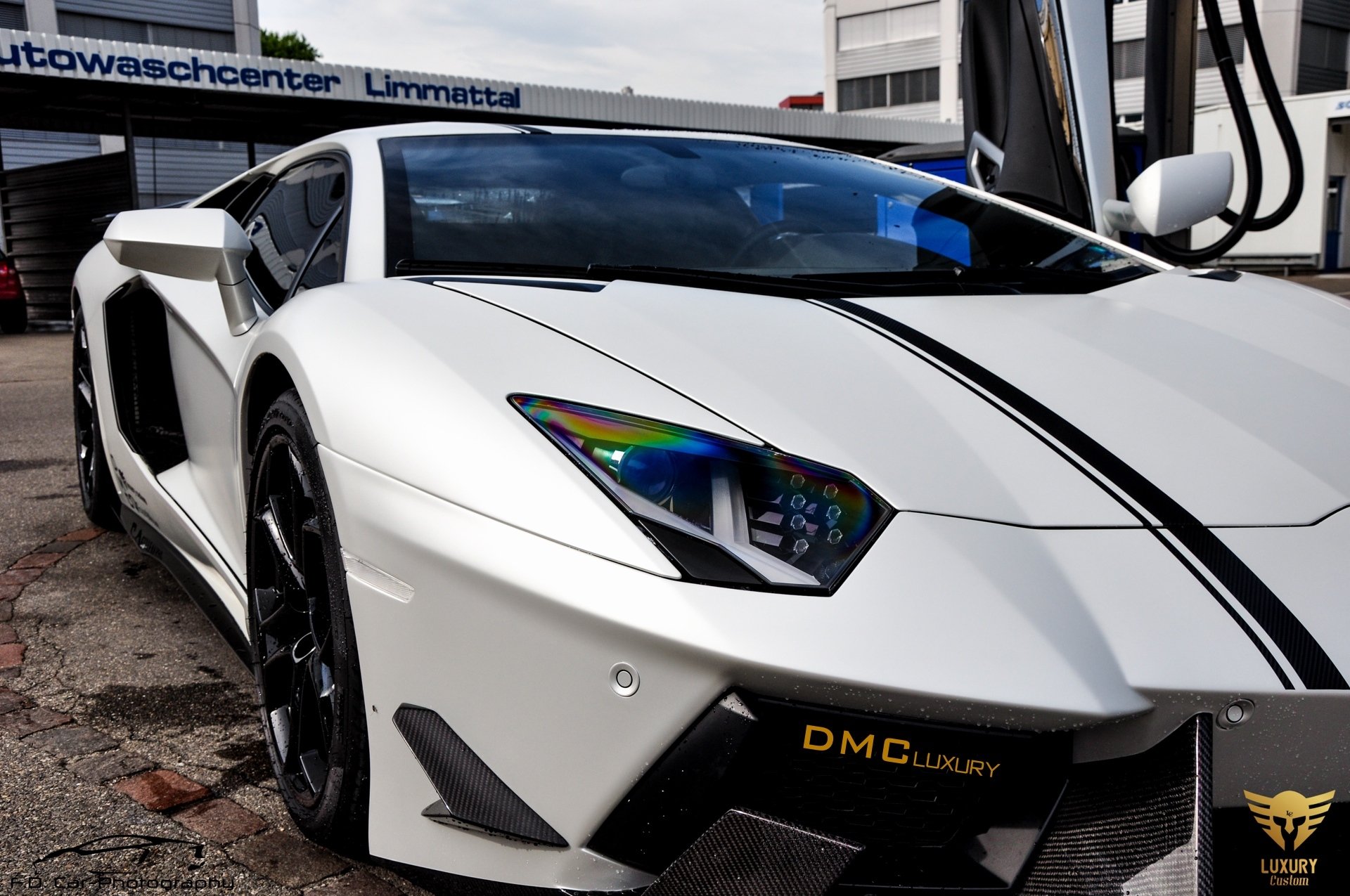 dmc люкс lamborghini aventador lp700-4 машина суперкар передок фары