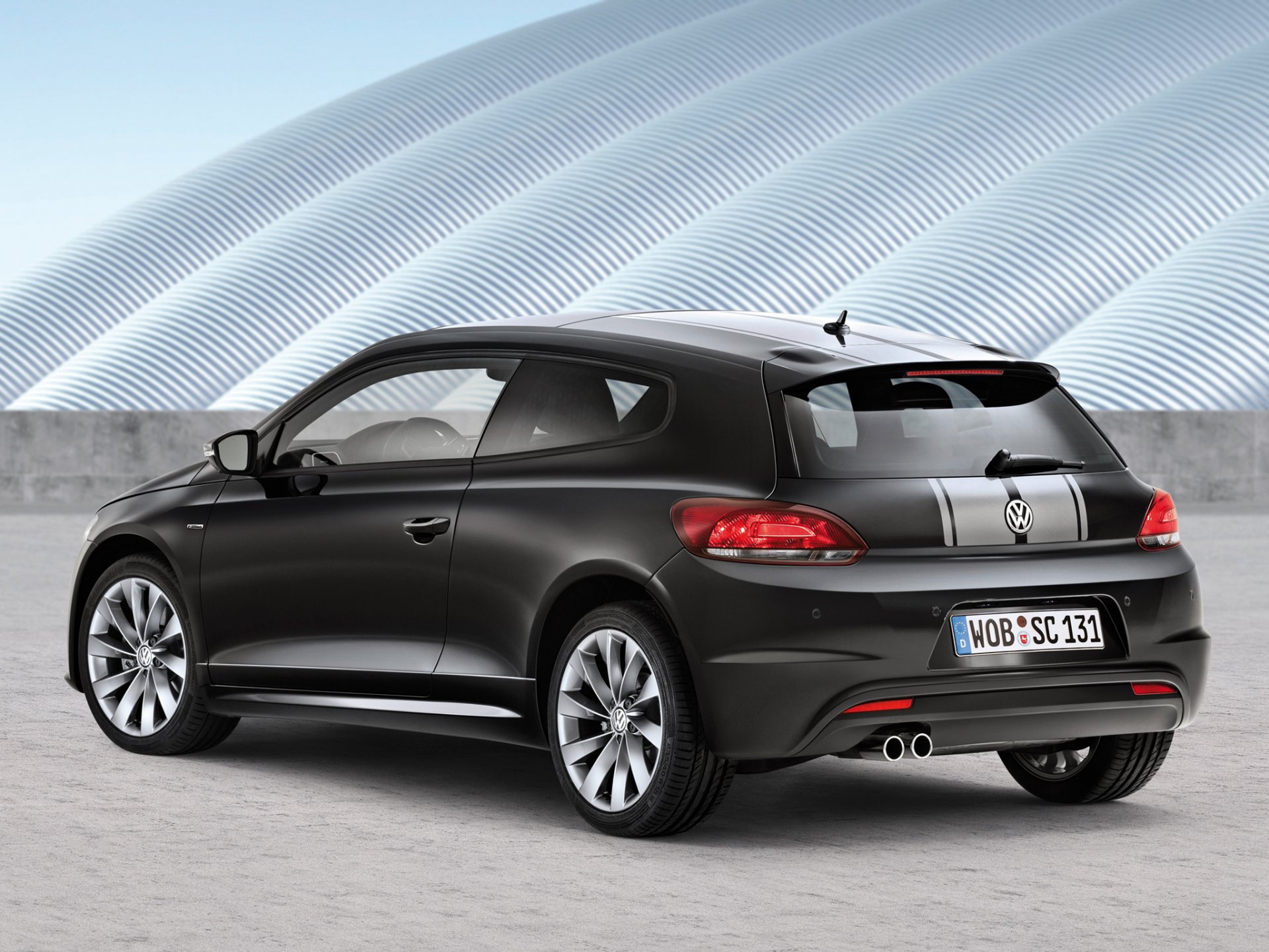 volkswagen scirocco milion volkswagen scirocco widok z tyłu