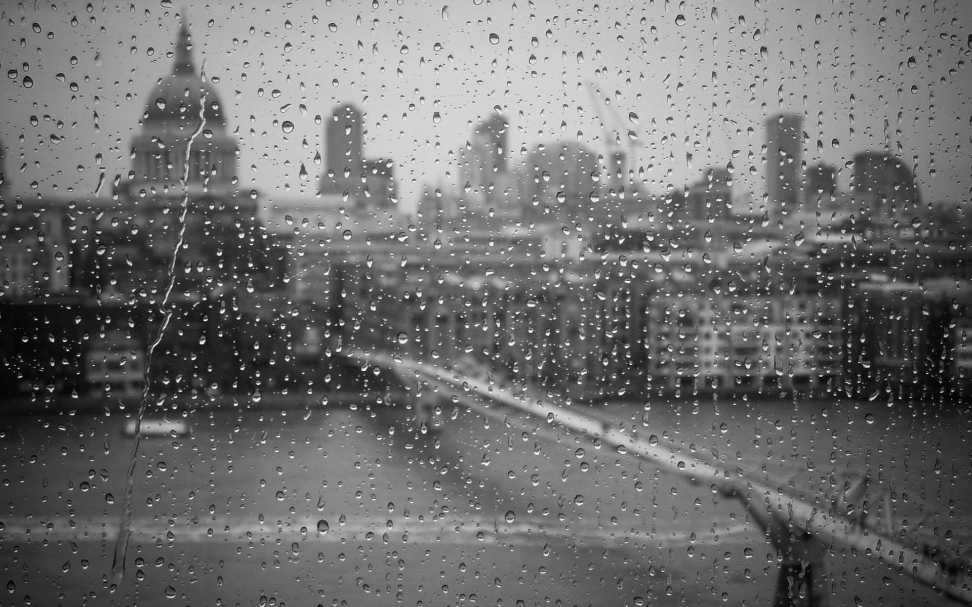 vidrio ciudad fondos de pantalla gotas lluvia foto negro blanco