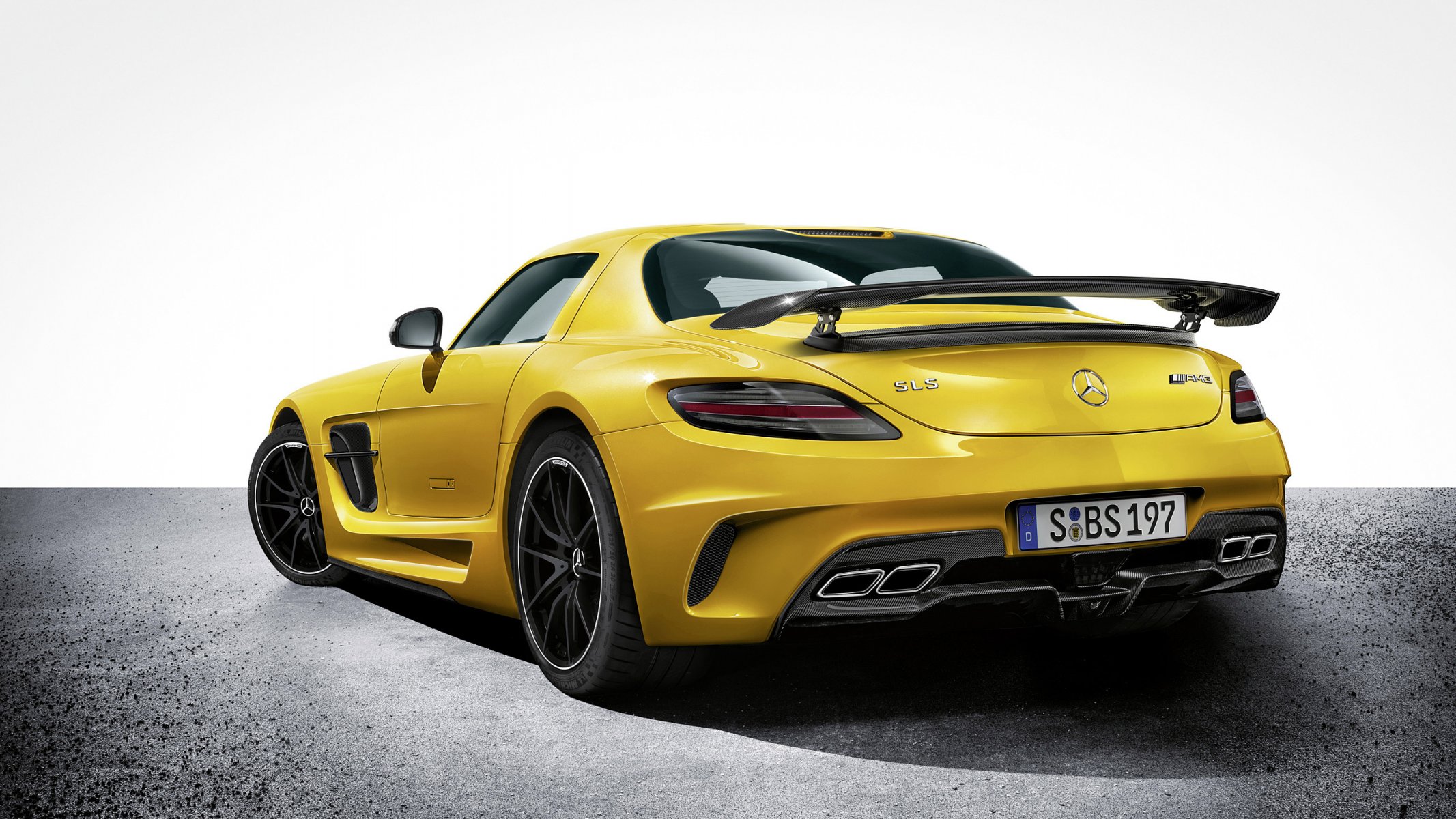 samochód tapety żółty mercedes sls amg tapety mercedes sls amg samochód sportowy tył