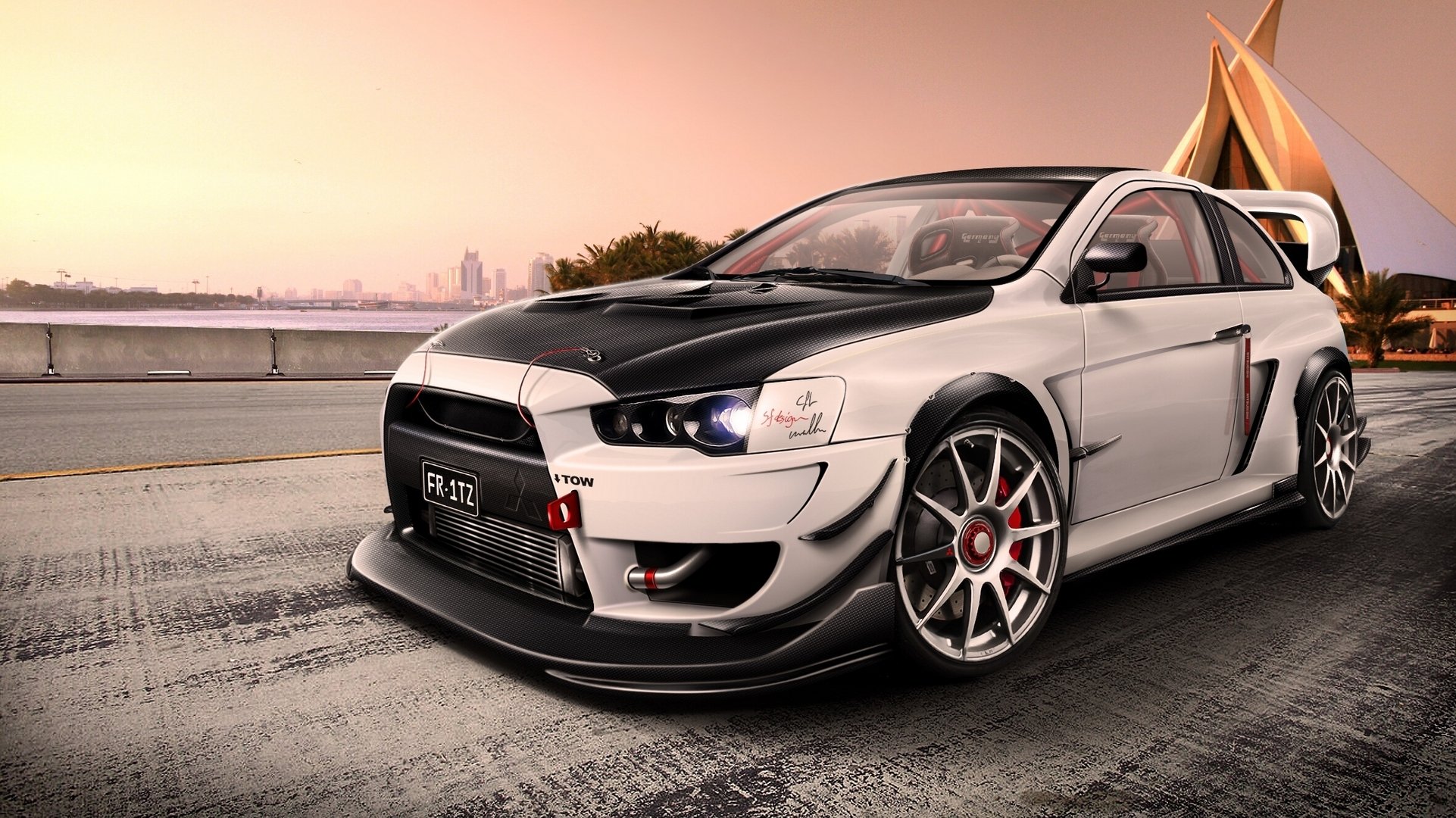 mitsubishi lancer tuning virtuale strada