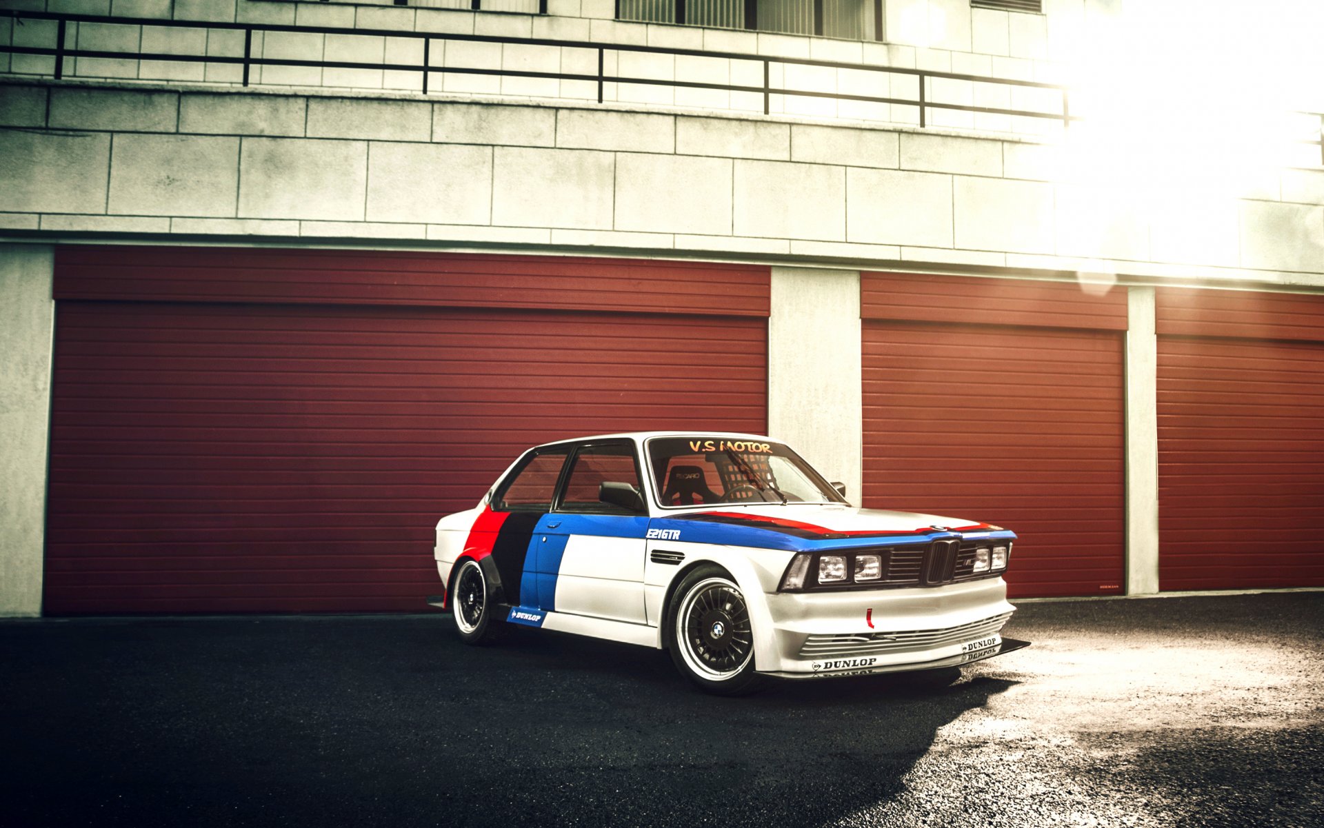 bmw 3 series e21 gtr gfl white front race car kit highlight