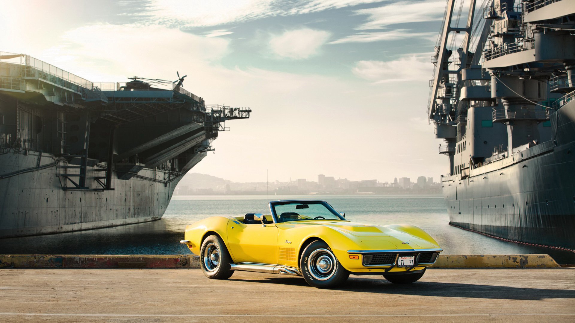 chevrolet corvette stingray muscle car corvette schiffe wandtafeln