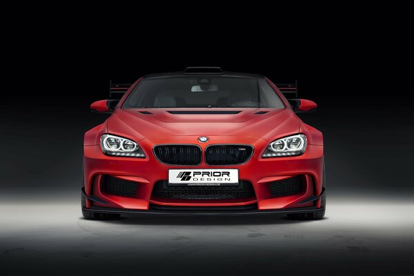 BMW M6 COUPE rojo TUNING