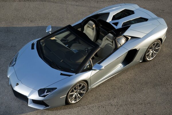 Lamborghini Roadster top view