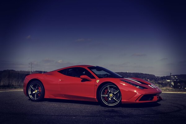 Quoi de mieux qu une Ferrari blanche seulement une Ferrari rouge