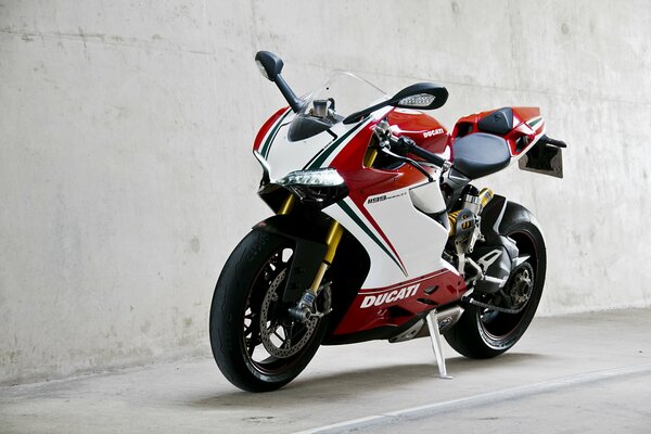 Sporty and stylish Ducati motorcycle