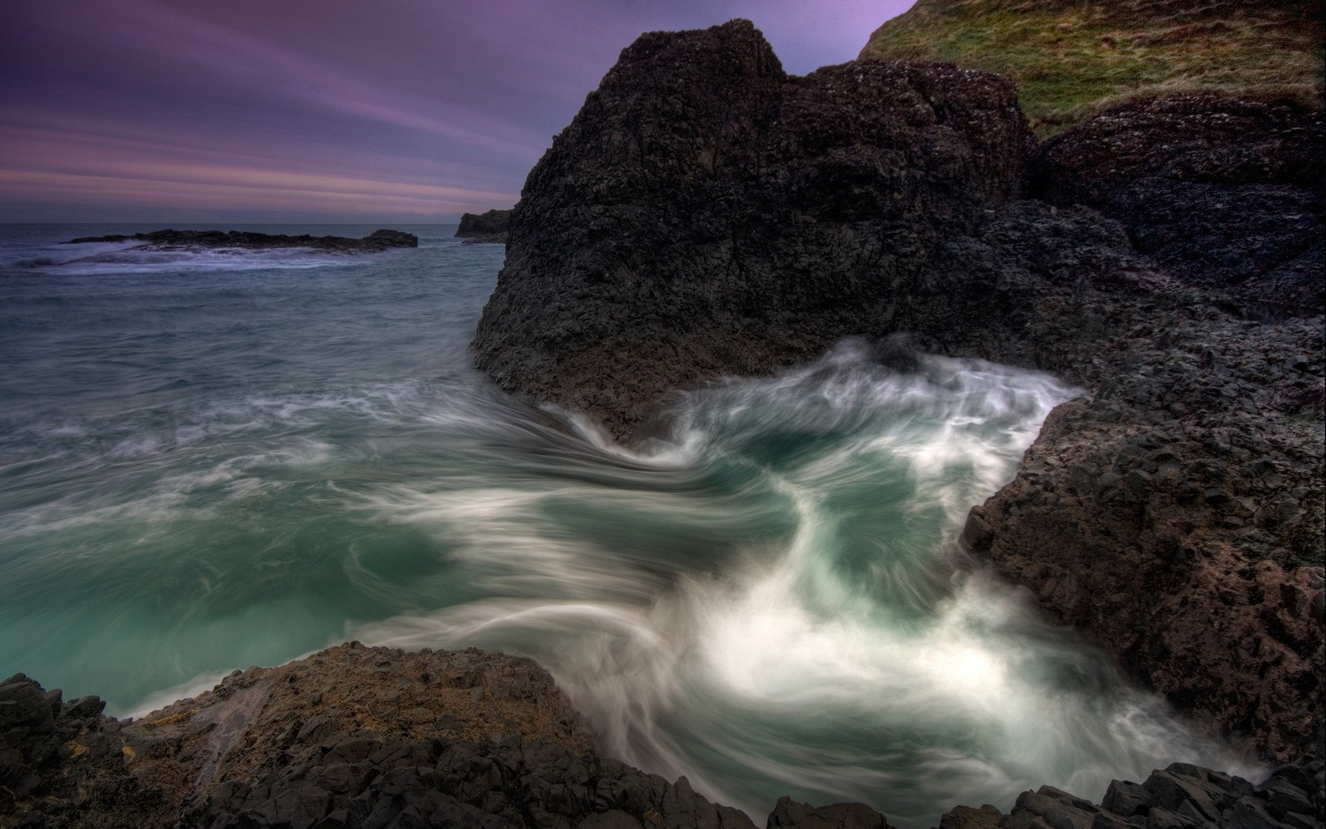 acqua pietre mare