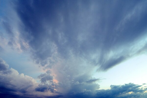 Sky with clouds. Aesthetics