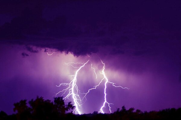 Foto Blitz, Gewitter in der Nacht