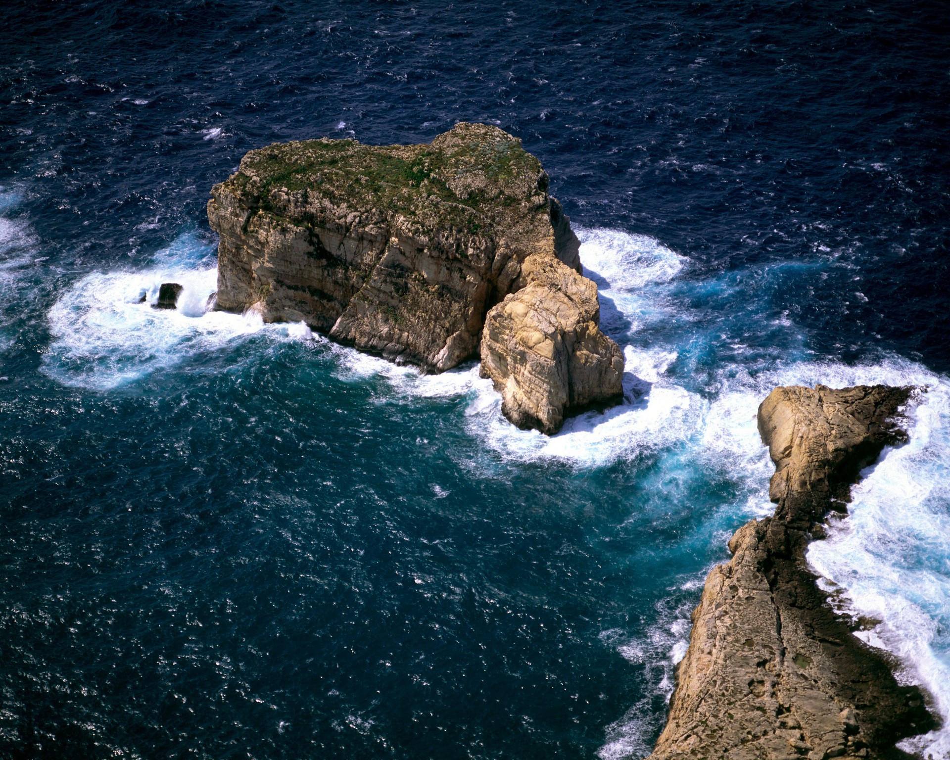 océano rocas islote