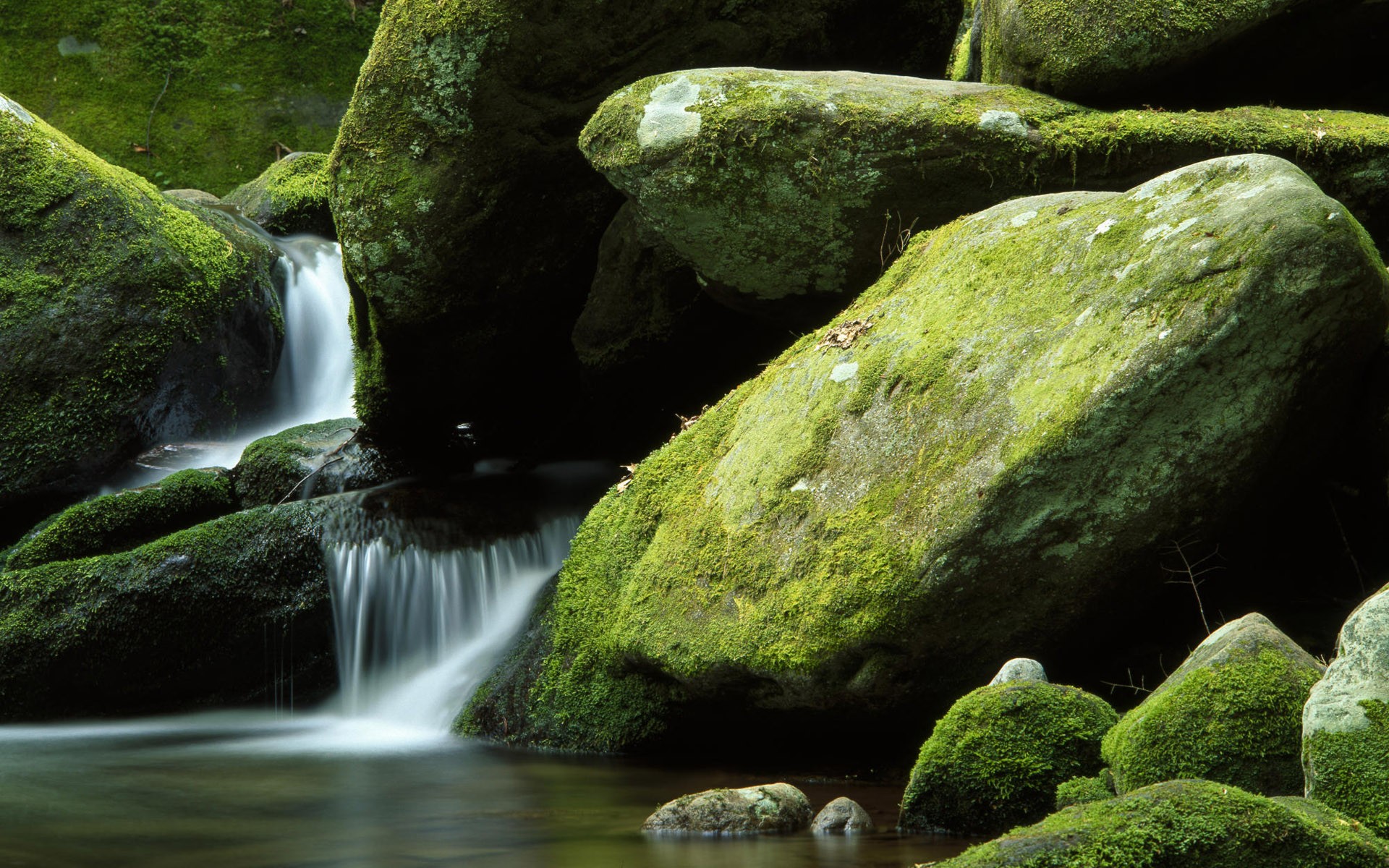 wasserfall steine natur