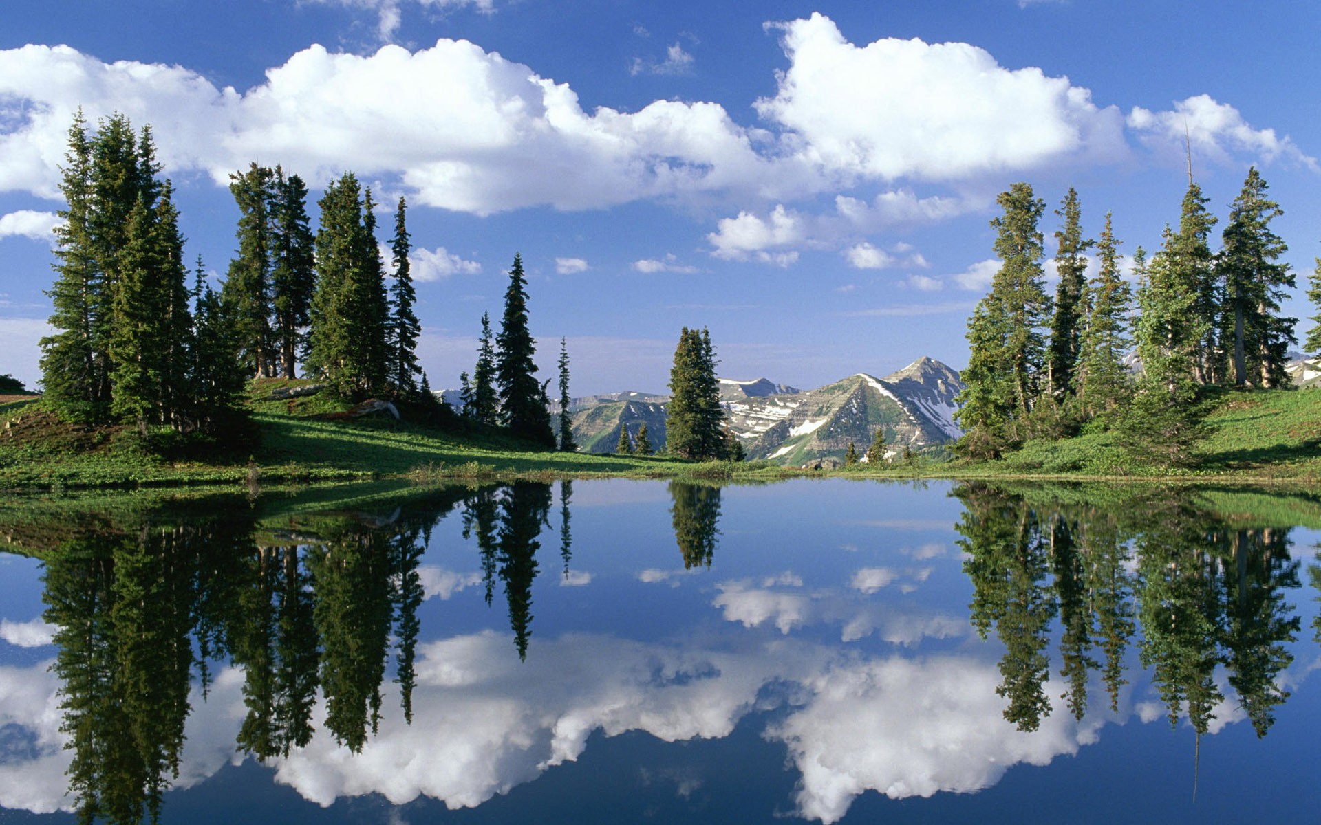 montagne cielo lago