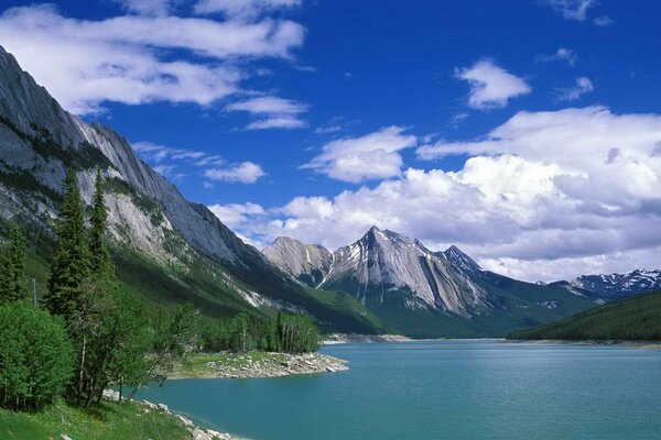 Unforgettable mountain summer landscape