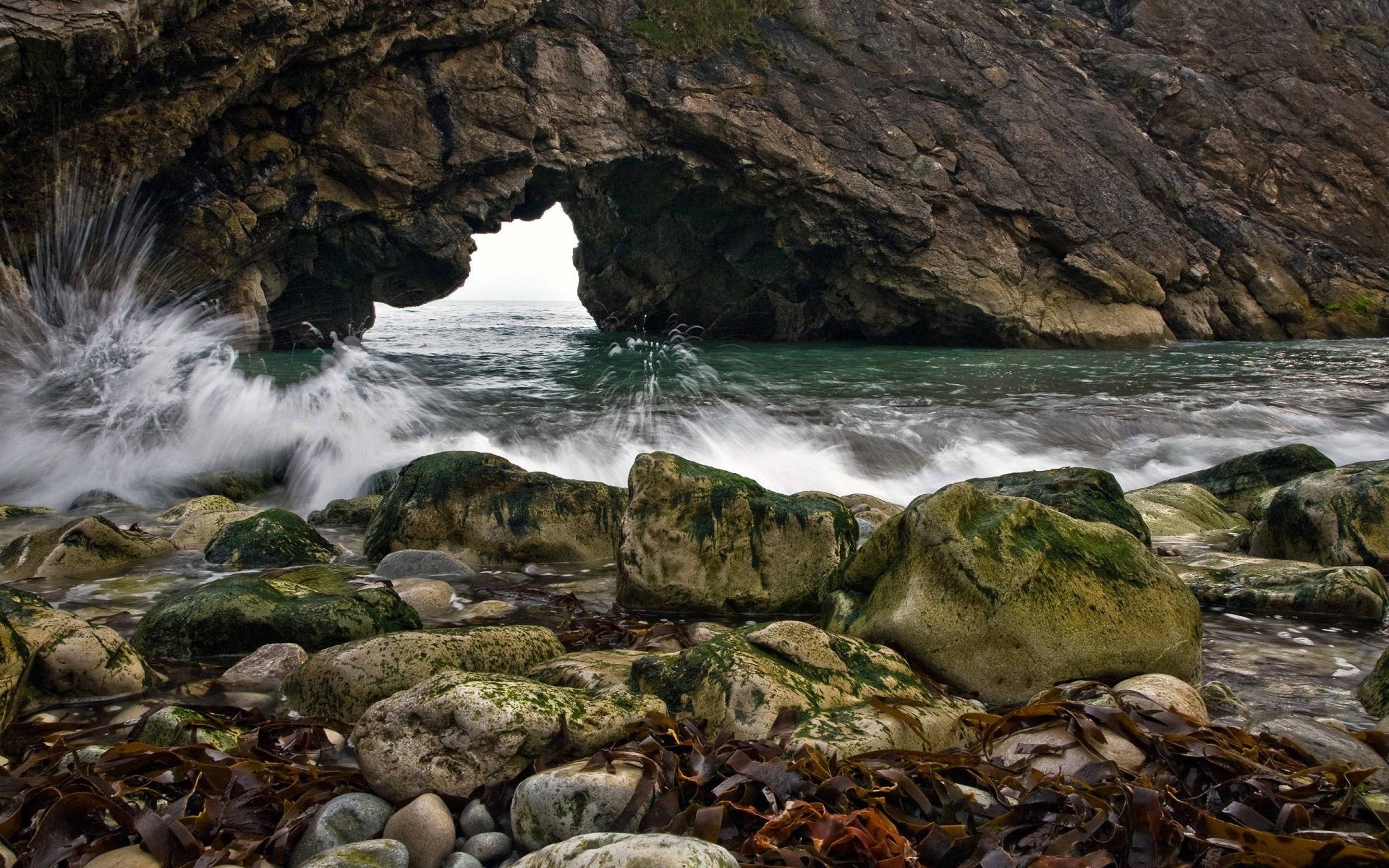 ocean stones rock