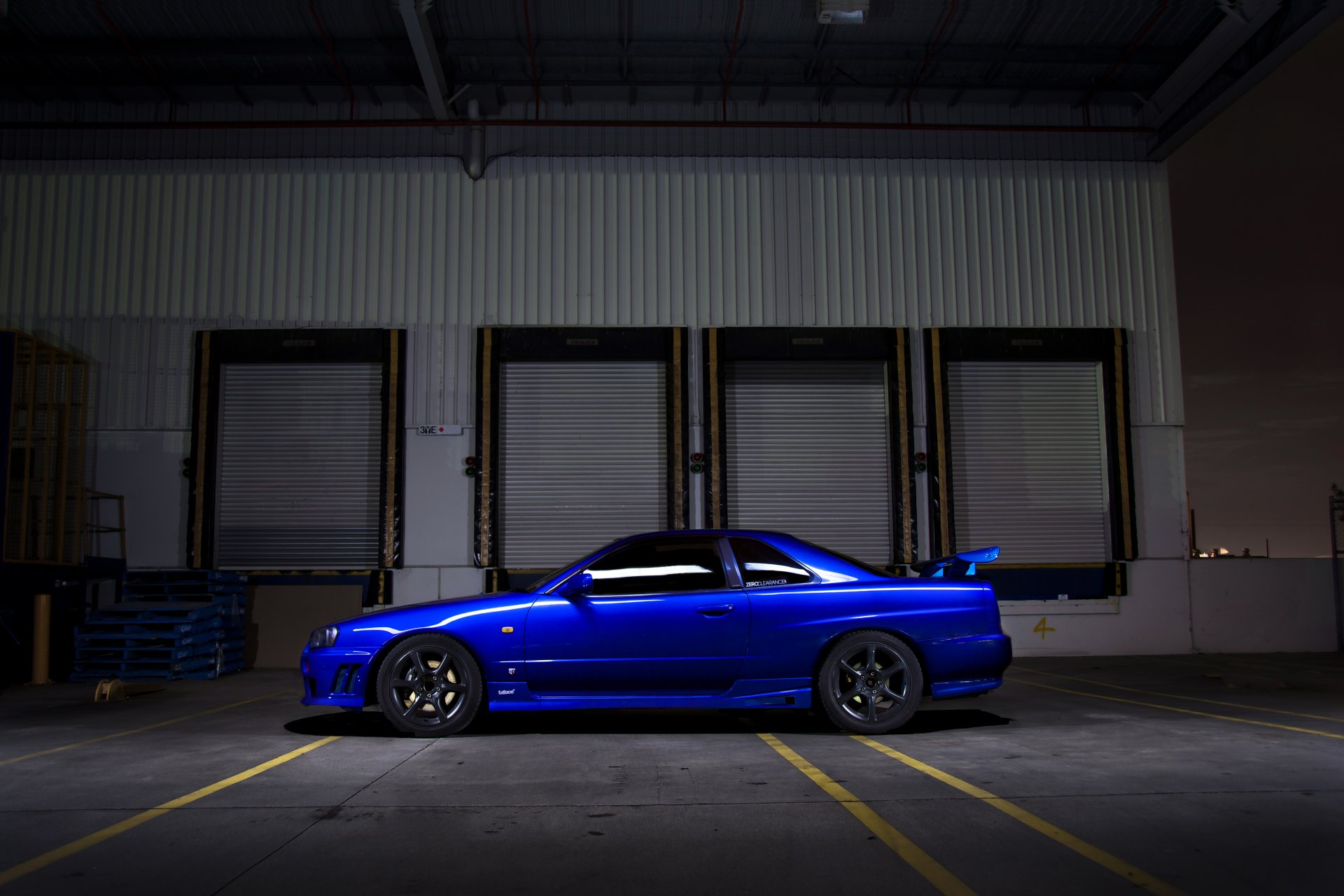 nissan skyline r34 blau räder schwarz nissan skyline profil felgen