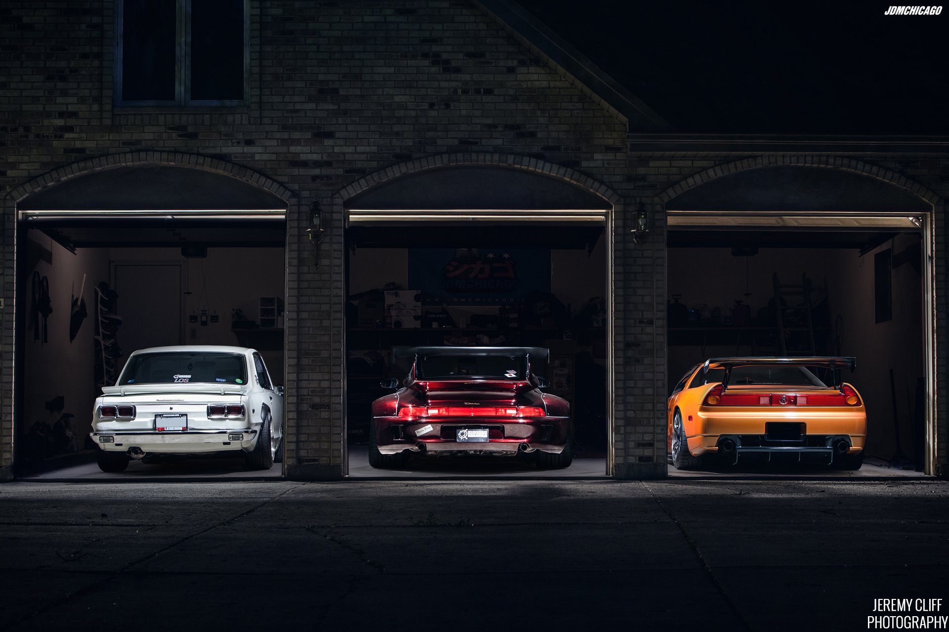 nissan skyline rwb porsche acura nsx