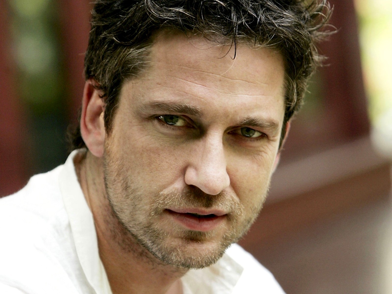 gerard butler attore uomo viso occhi sguardo setole