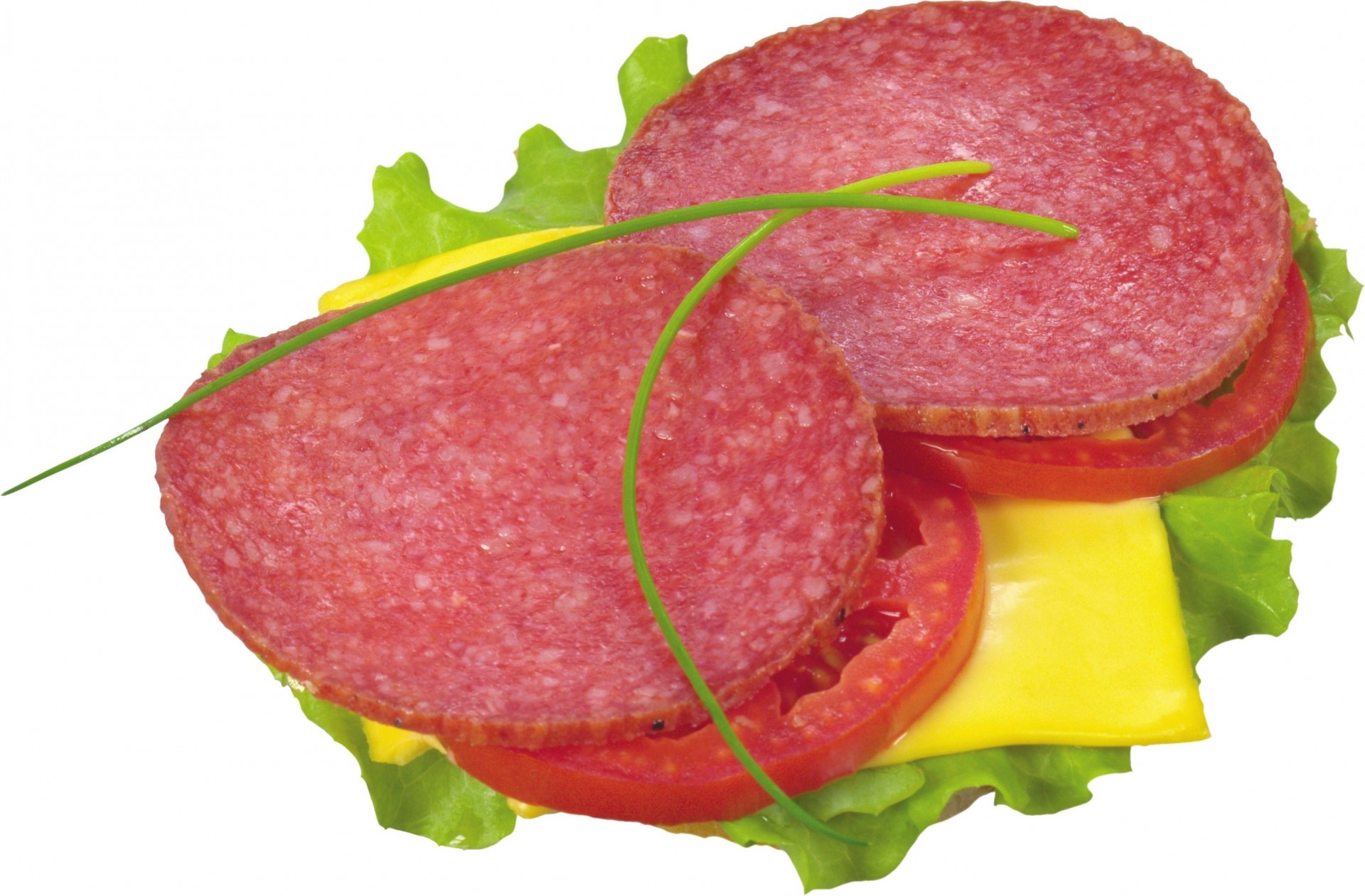 the sandwich green white background gas 24 sausage cheese