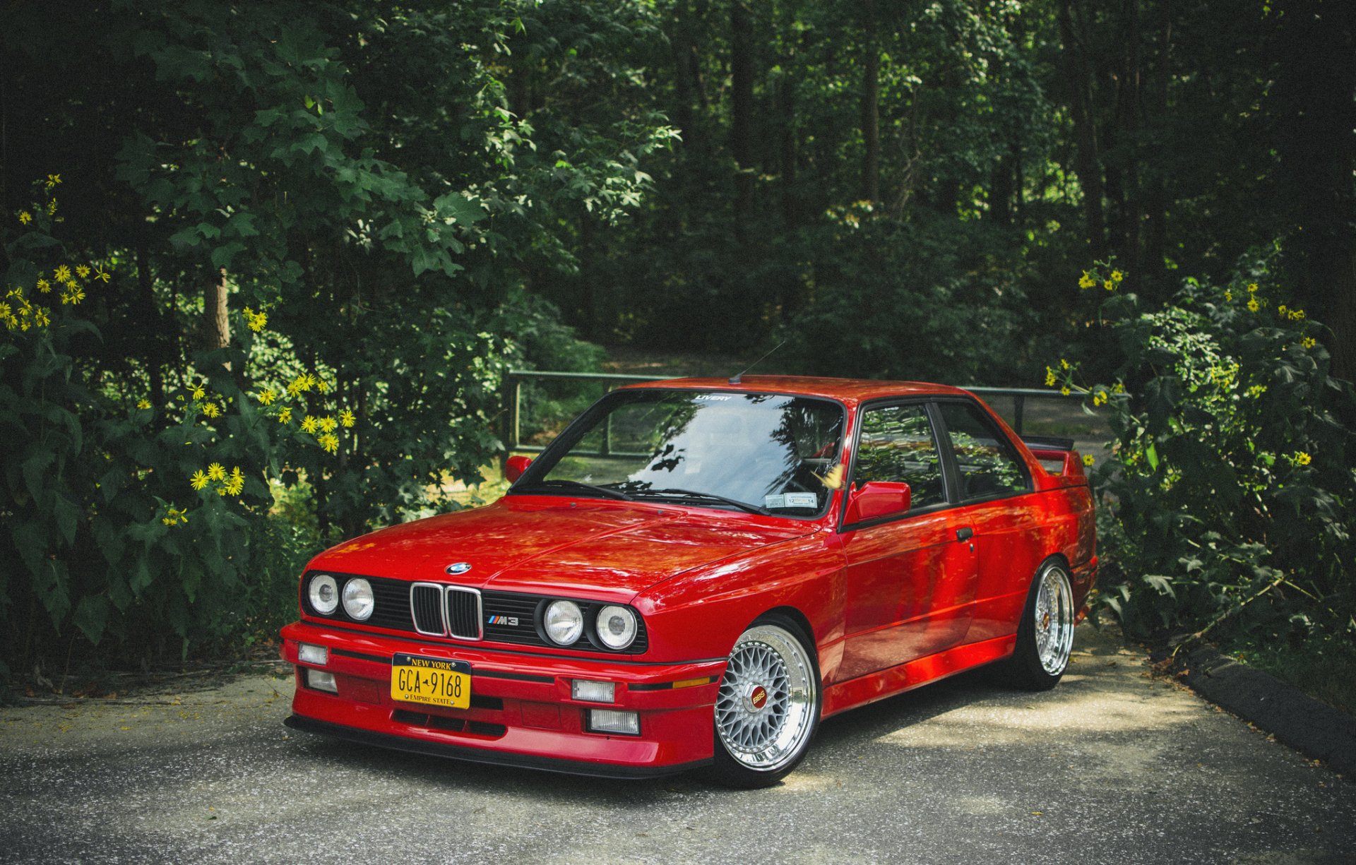 bmw e30 m3 rouge tuning bmw rouge