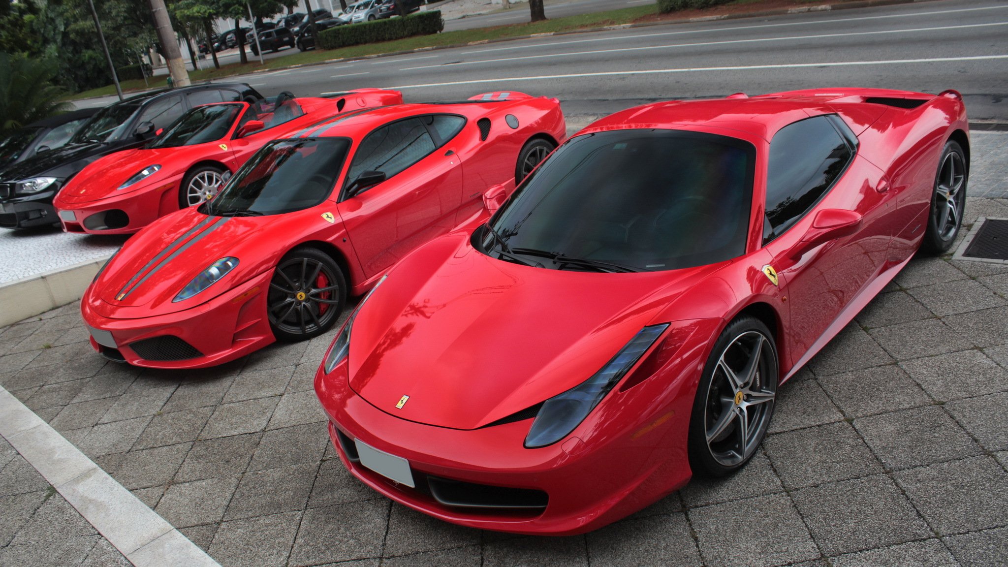 ferrari 458 spider 430 scuderia f430 spider supersamochody czerwone